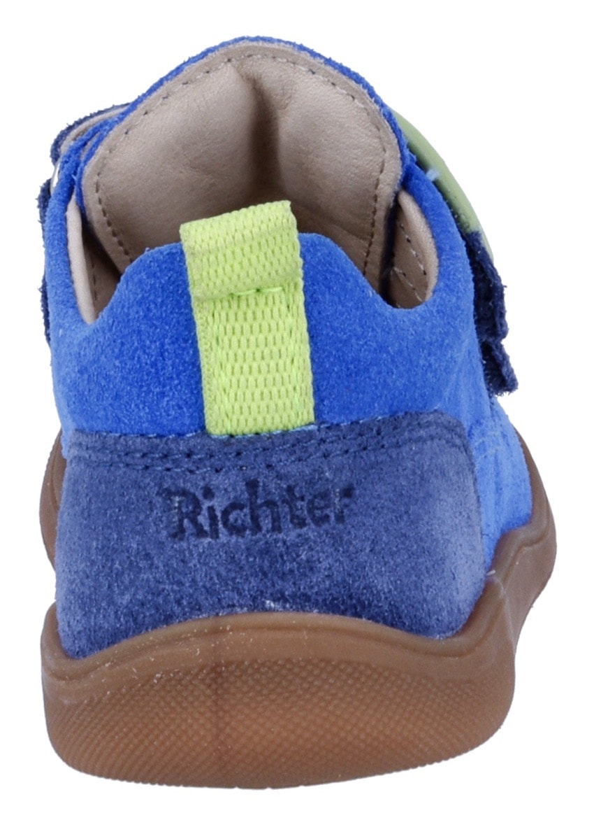 Richter Lauflernschuh »Samy WMS: mittel«, Sneaker im Colorblocking-Look, Größenschablone zum Download
