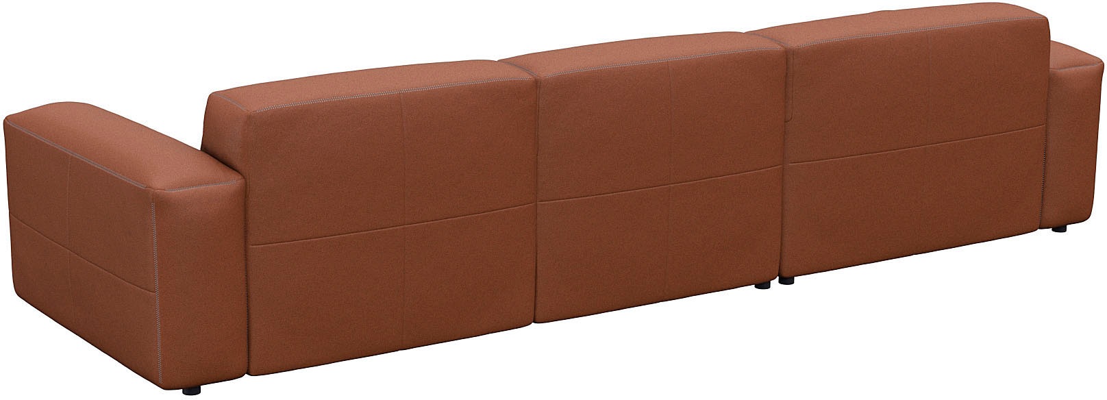 FLEXLUX Ecksofa »Lucera bequem und komfortabel durch hochwertigen Sitzaufbau, L-Form«, modern & anschmiegsam, Kaltschaum, Stahl-Wellenunterfederung