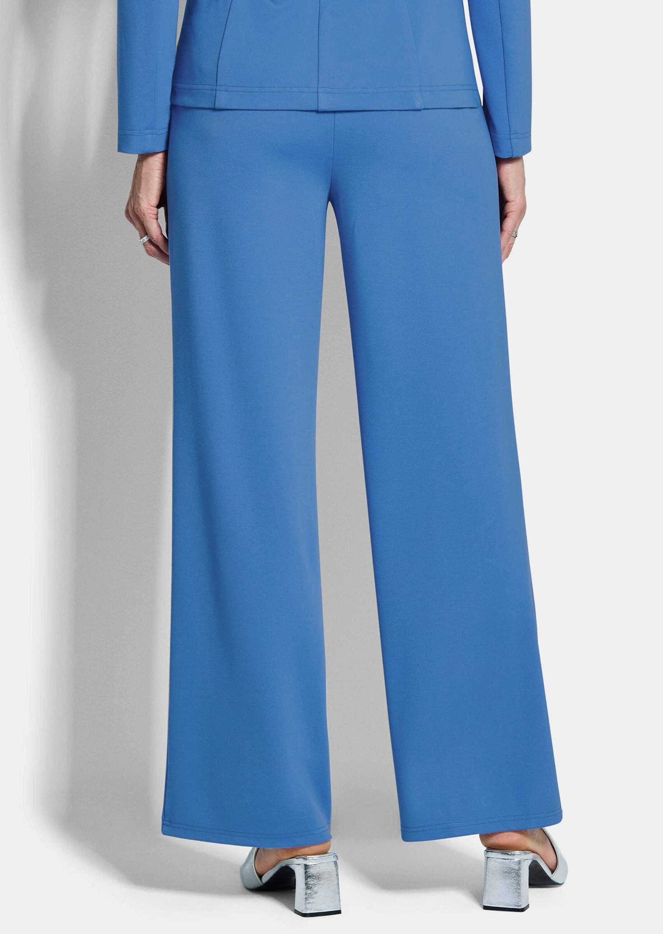 GOLDNER Stoffhose »Jersey-Culotte VERA mit Biesen«