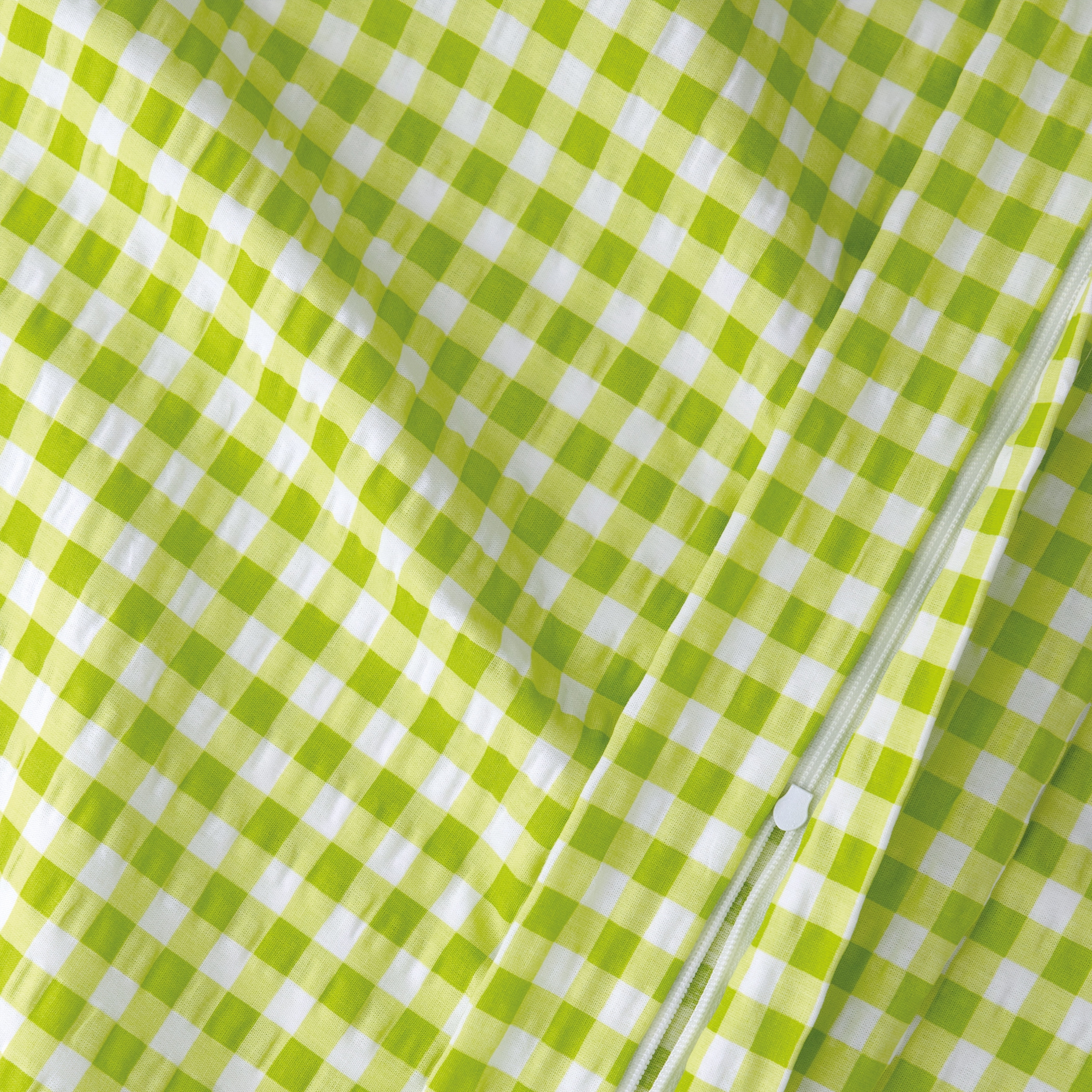 Florella Bettwäsche »Vichy apfel Soft-Seersucker,  100% Baumwolle«