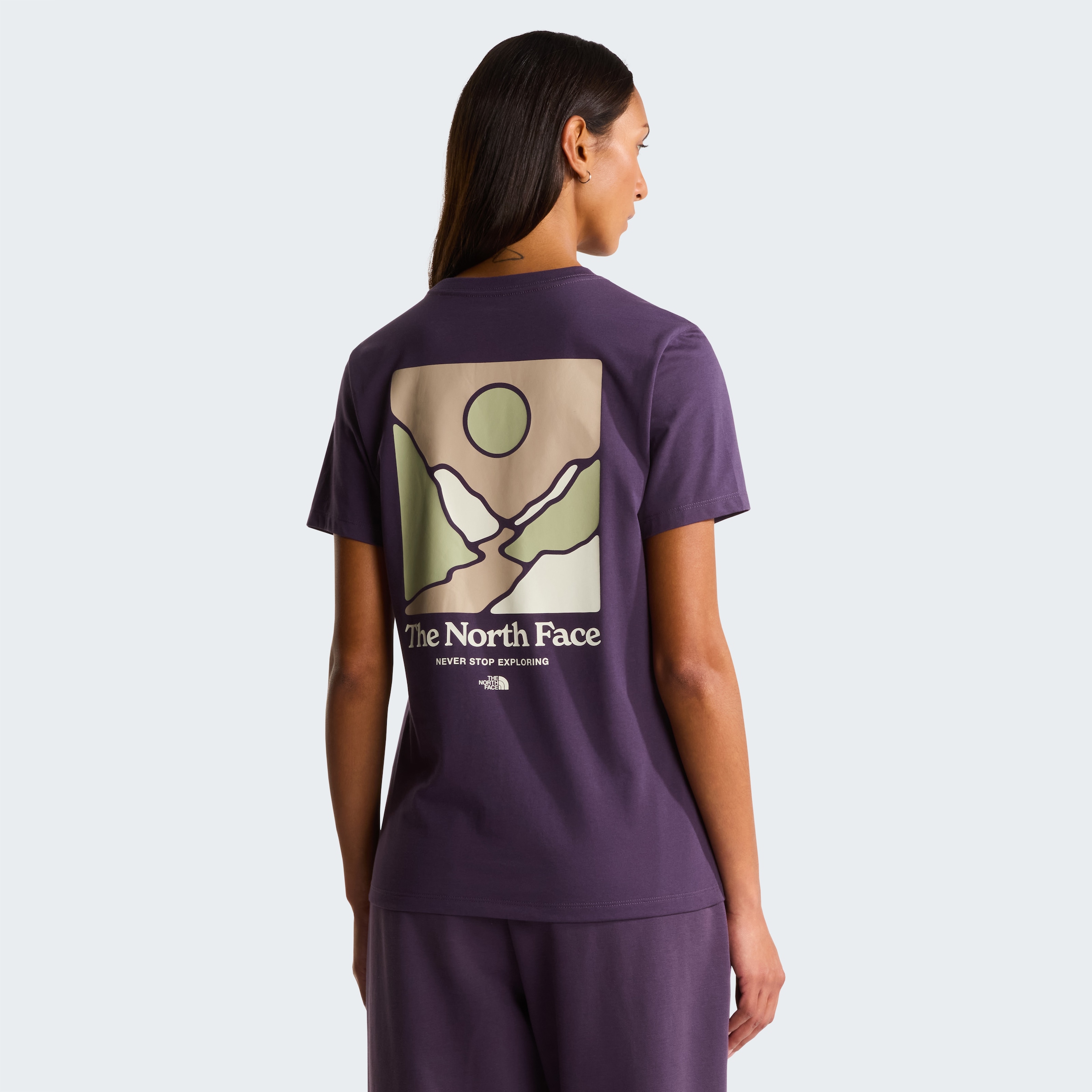 The North Face T-Shirt »W MONTE REG SS TEE-GRAPHIC«