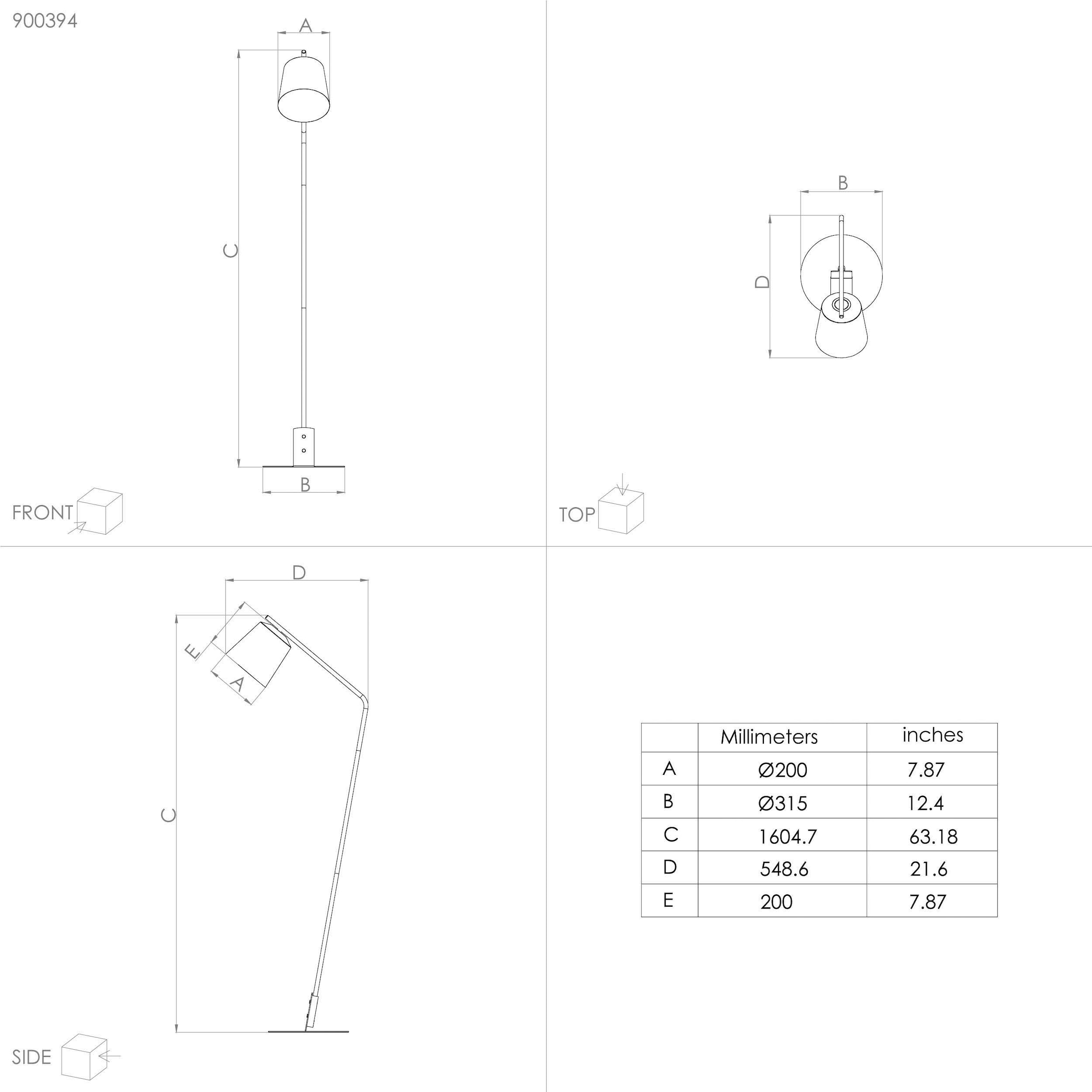 EGLO Stehlampe »ONEDA«, Stehleuchte in schwarz und weiß aus Stahl - exkl.  E27 - 1X40W online kaufen | mit 3 Jahren XXL Garantie