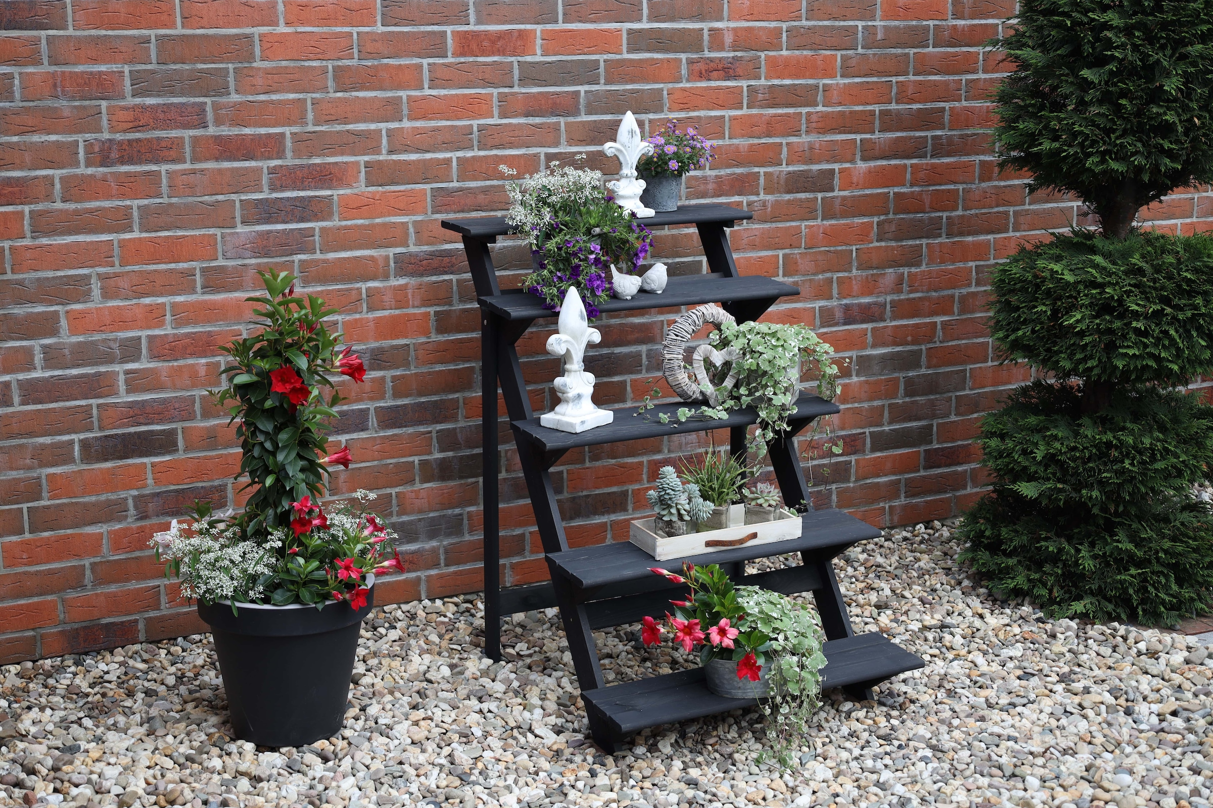 promadino Blumenständer »Blummentreppe« BxTxH: 78x100x109 cm