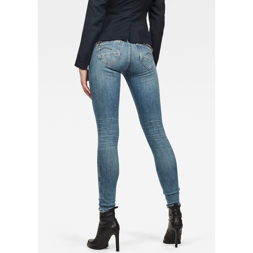 G-Star RAW Skinny-fit-Jeans »Midge Zip Mid Skinny«