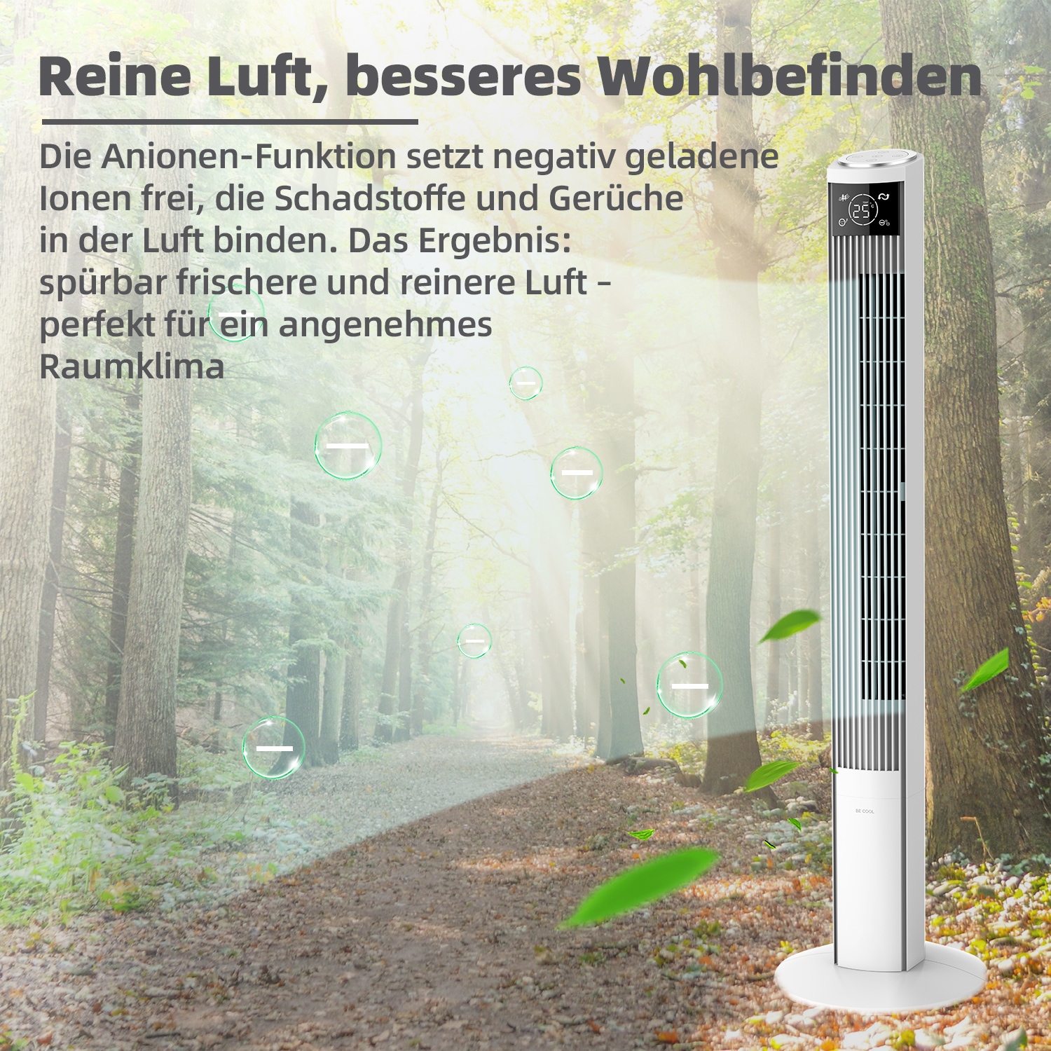 be cool Turmventilator »TURMVENTILATOR 121cm«