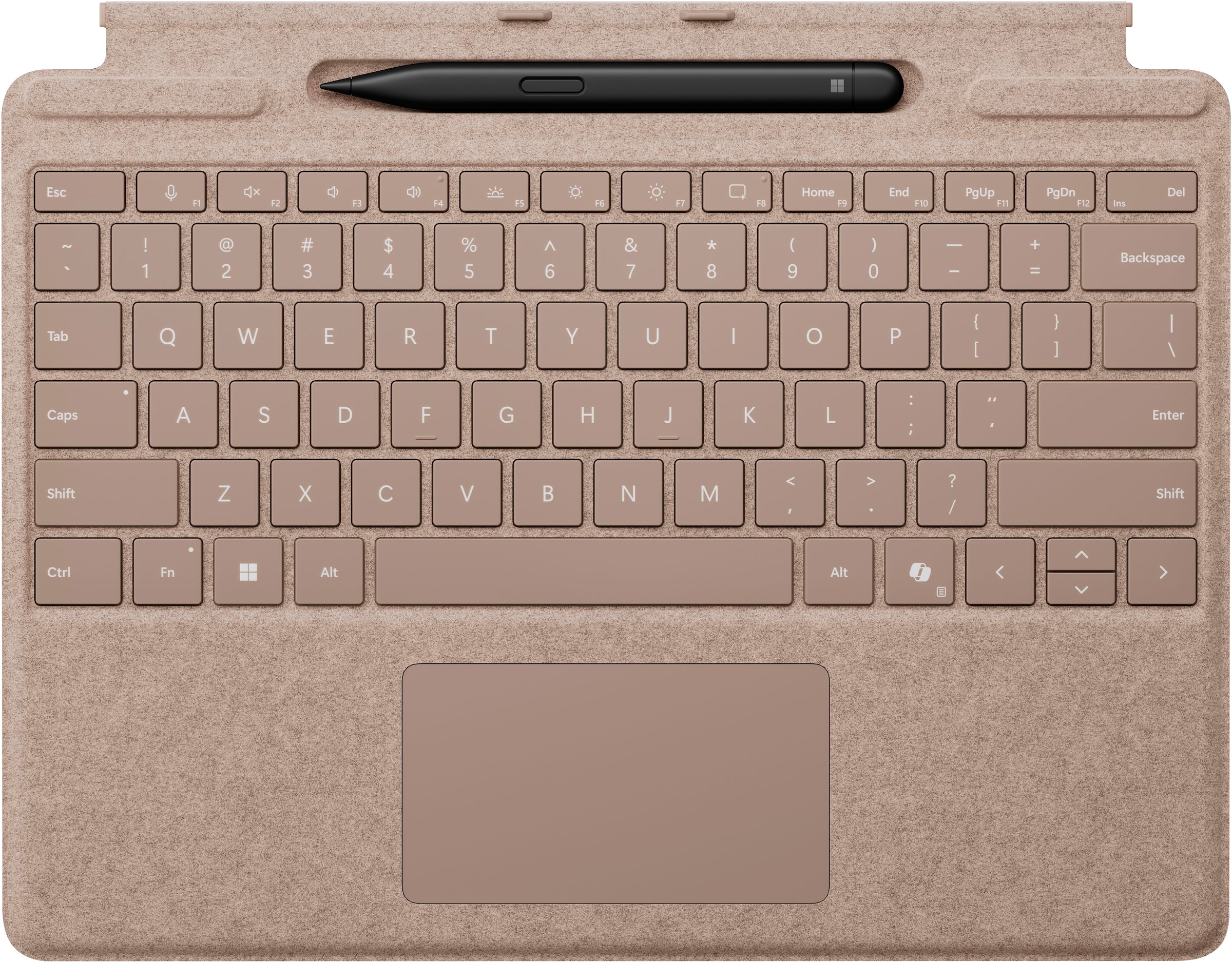 Microsoft Tastatur mit Touchpad »Surface Pro mit Slim Pen«, (Fn-Tasten-Touchpad), mit Slim Pen