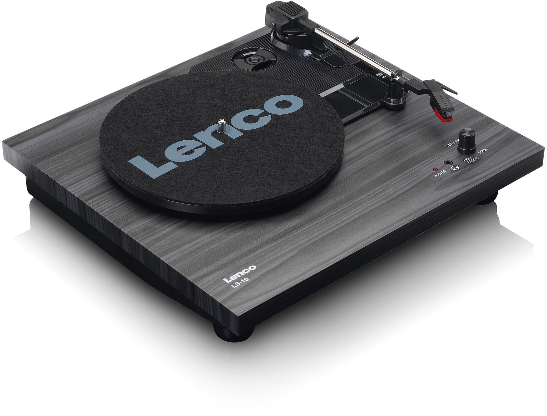 Lenco Plattenspieler »LS-10BK Plattenspieler mit Lautsprechern« ➥ 3 Jahre  XXL Garantie | UNIVERSAL