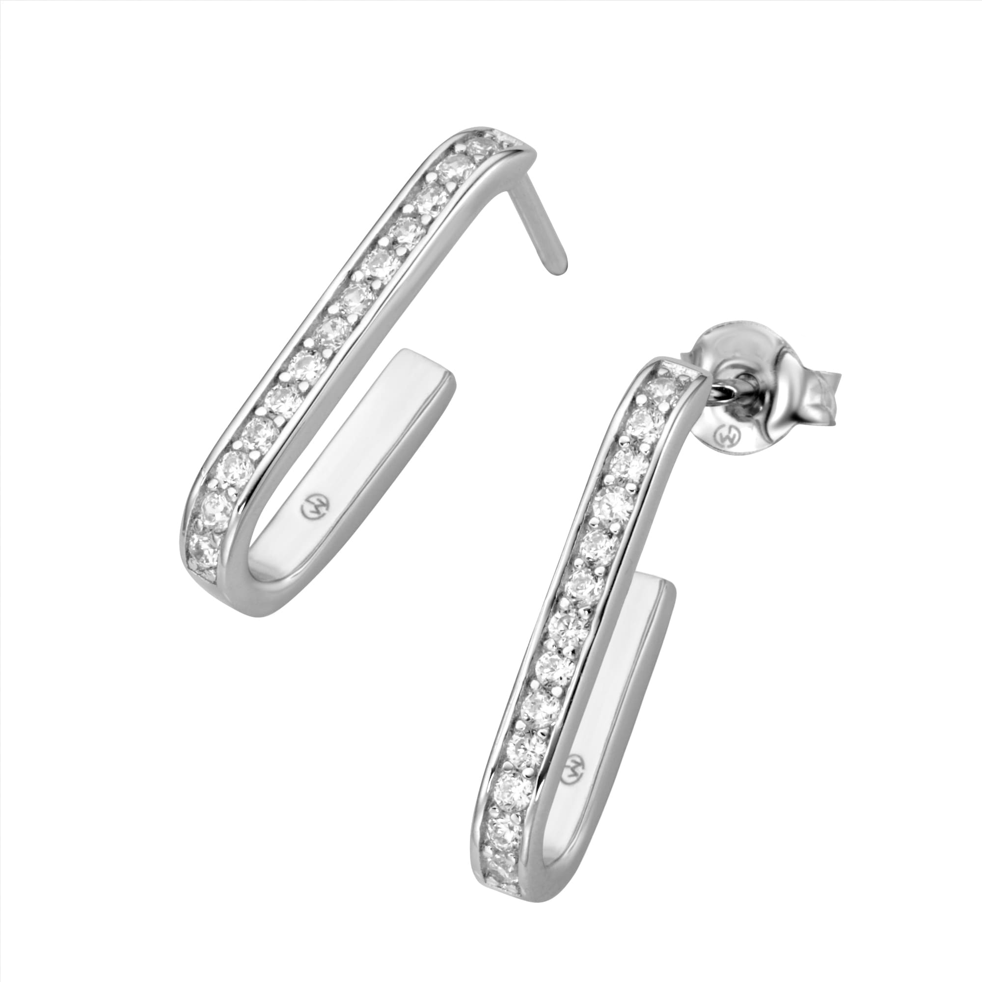 GIORGIO MARTELLO MILANO Paar Ohrstecker »Ohrstecker mit Zirkonia, Silber 925«