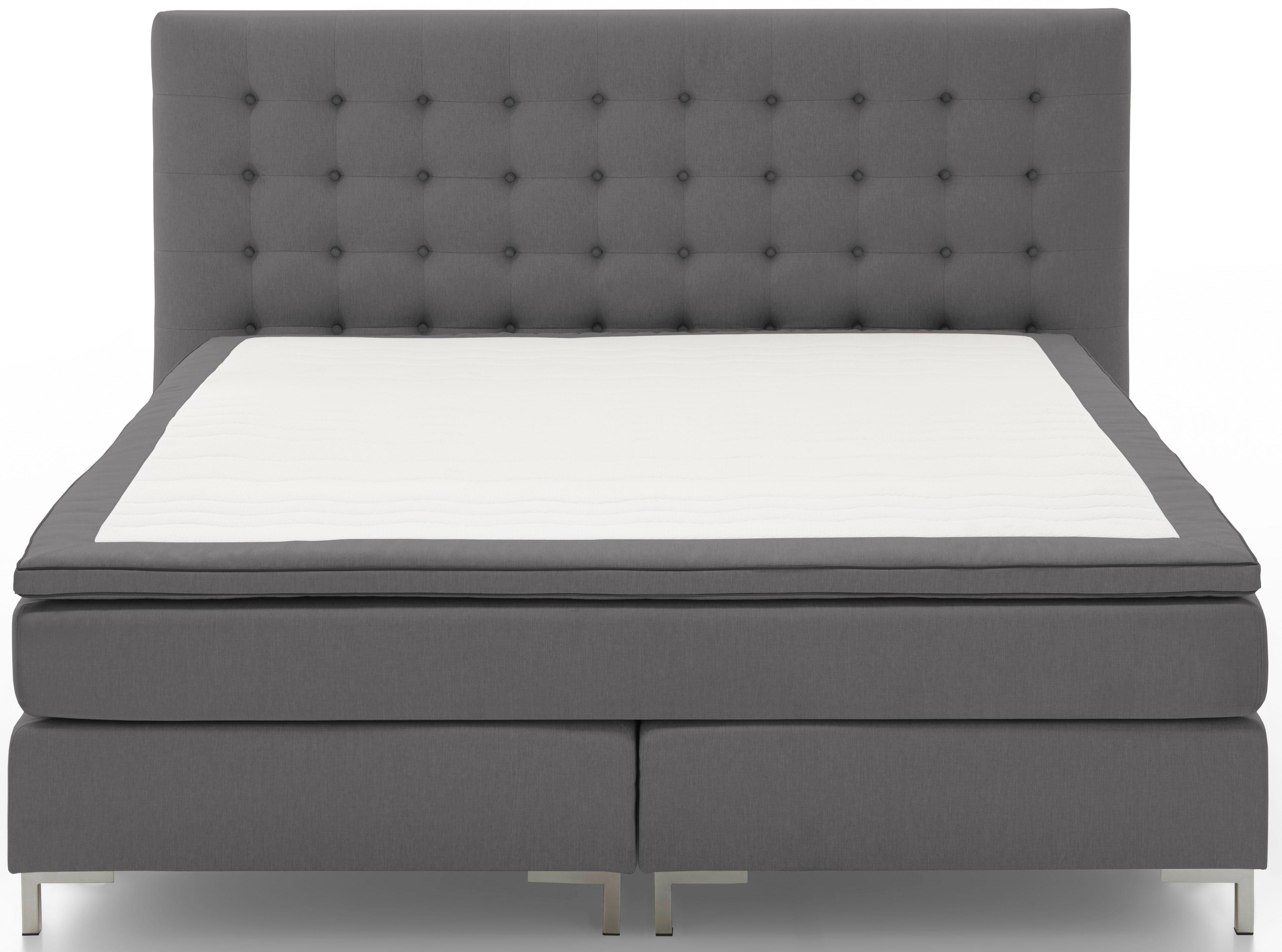 ATLANTIC home collection Boxspringbett Anni, mit Federkernmatratze und Topper