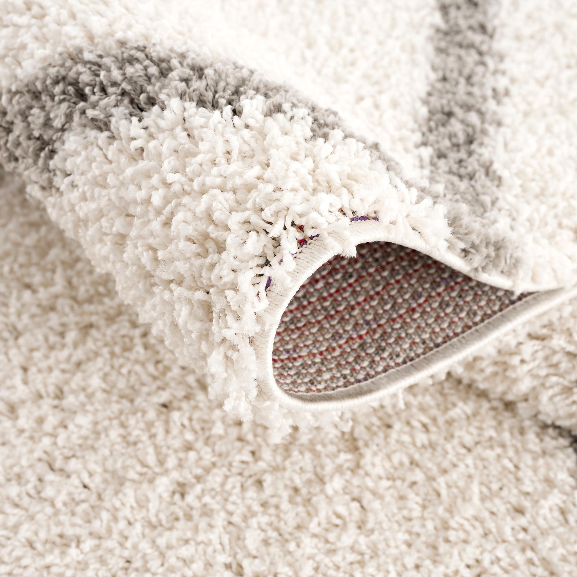 Sanat Hochflor-Teppich »Madrid«, rund, 30 mm Höhe, Wohnzimmer, Langflor, Shaggy Teppich