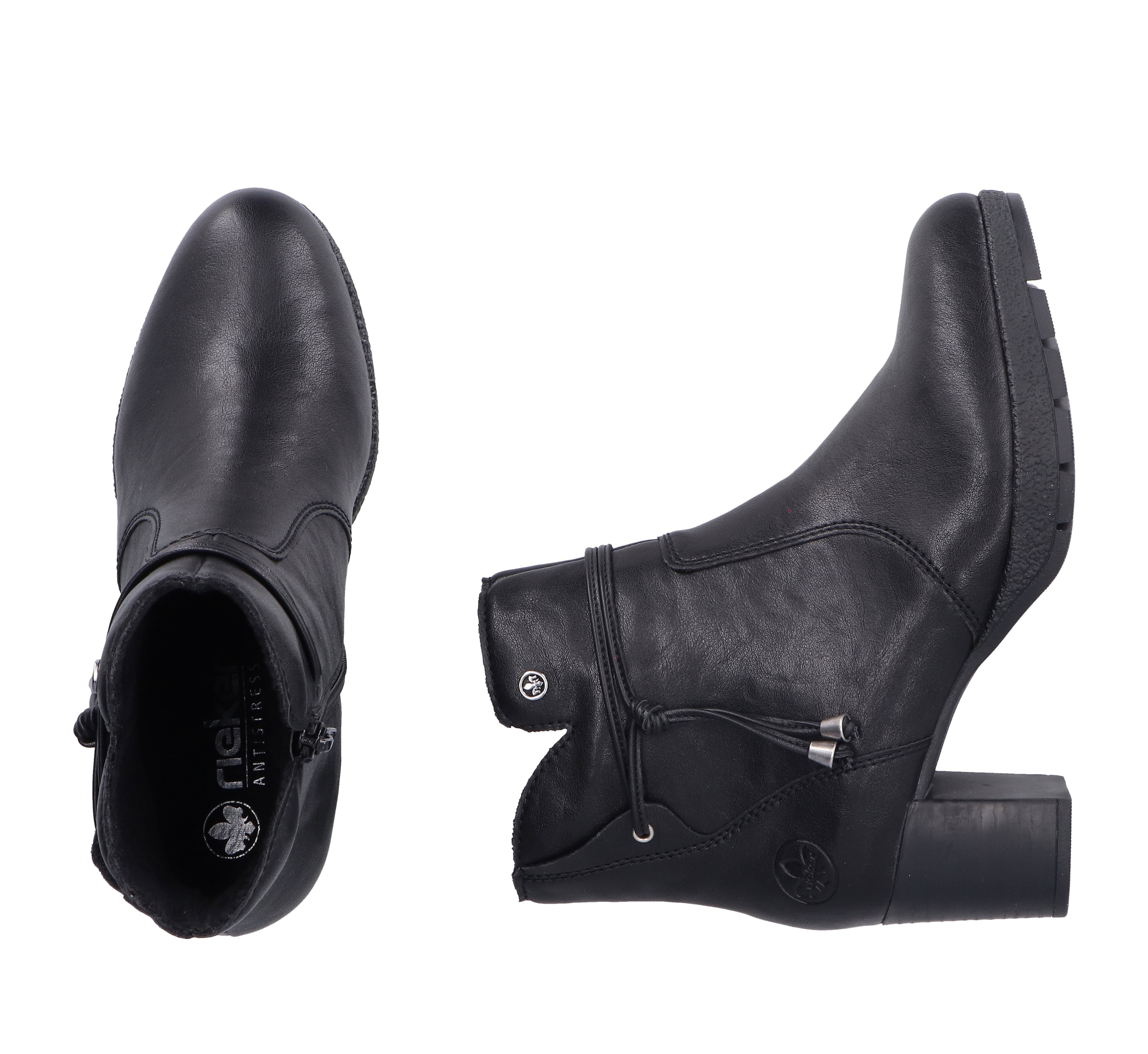 Rieker Stiefelette  Businessstiefelette, Blockabsatz, Boots in schmler Form