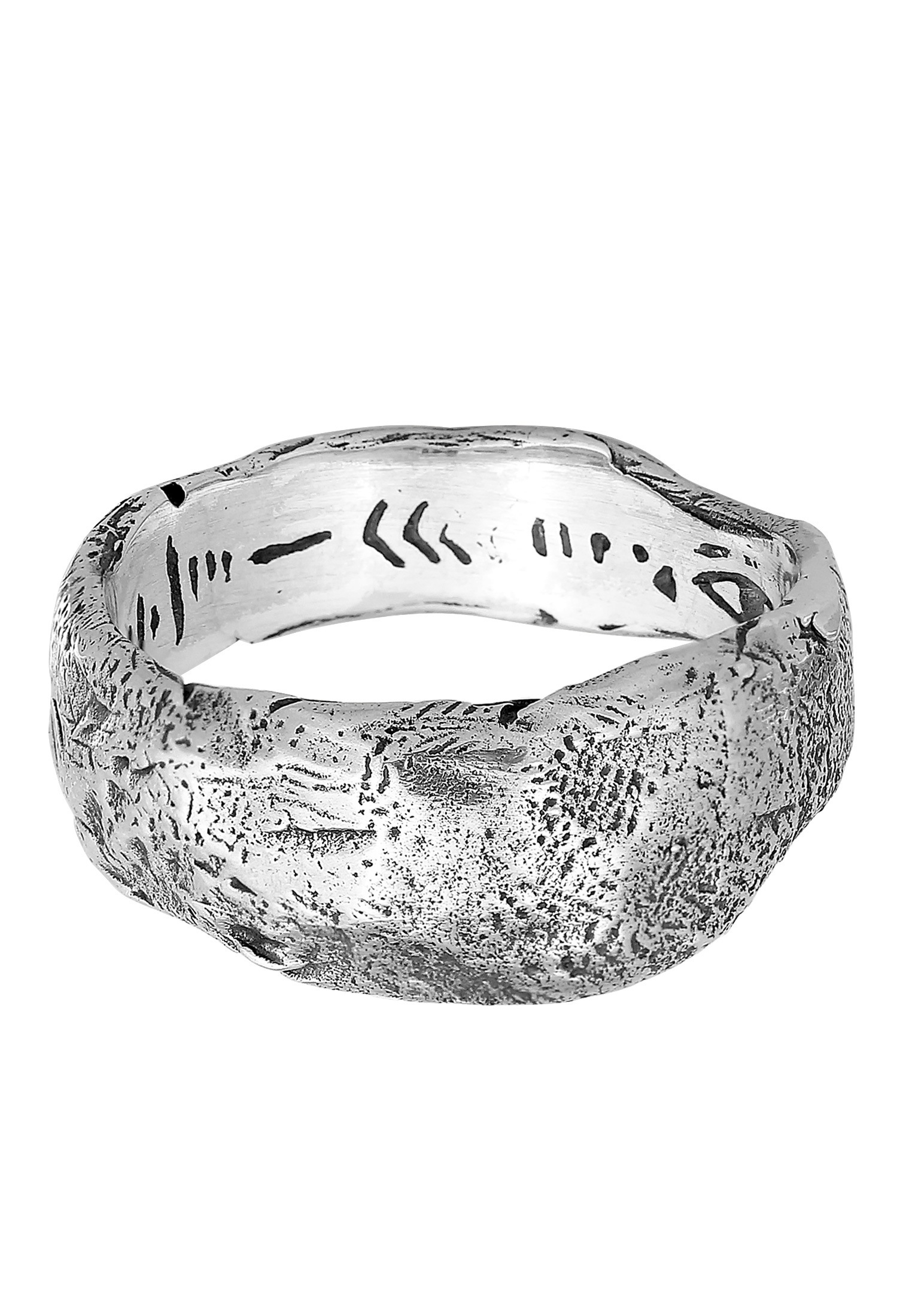 HAZE & GLORY Silberring »Ring Bandring - Secret Spot 925 Silber«