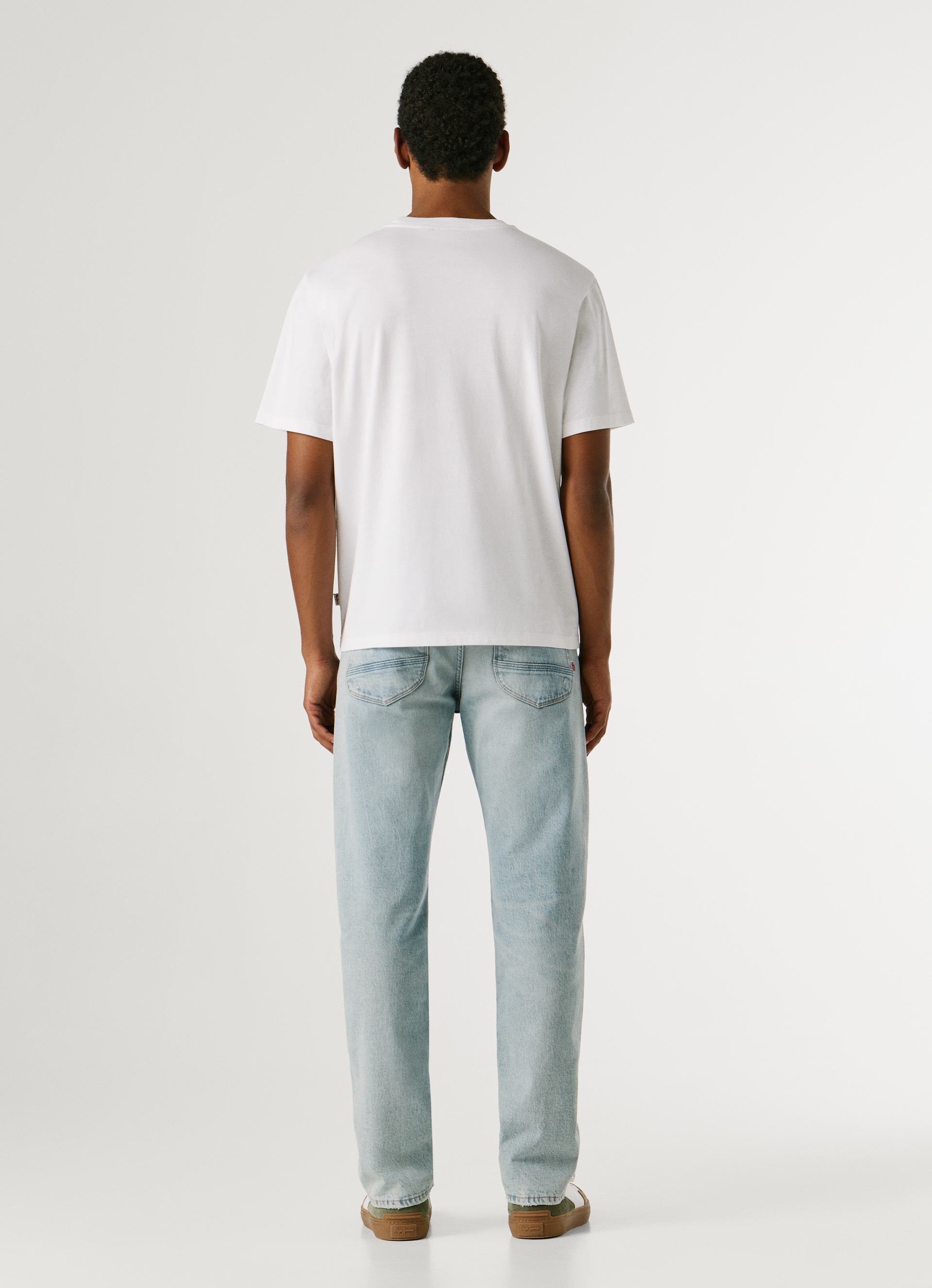 Pepe Jeans Langarmshirt »Small Flag« aus reiner Baumwolle, Rundhals