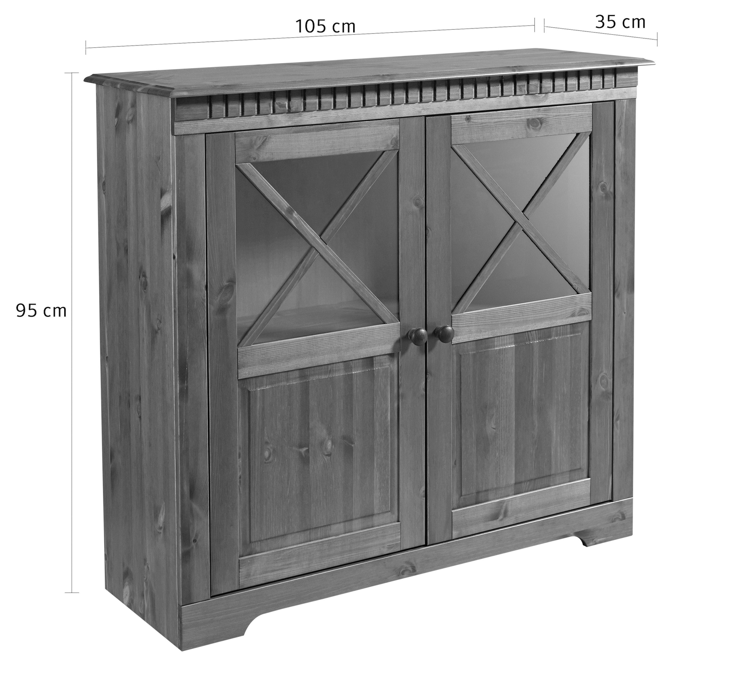 Home affaire Kommode »Lisa«, Breite 105 cm, Höhe 95 cm