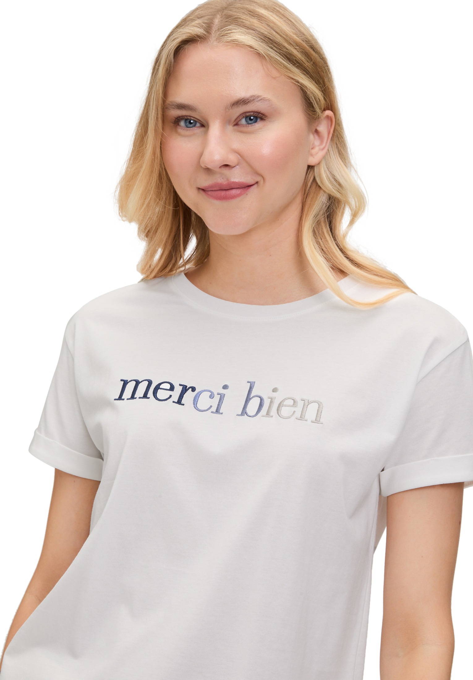 Betty&Co Langarmshirt »Casual-Shirt mit Stickerei«