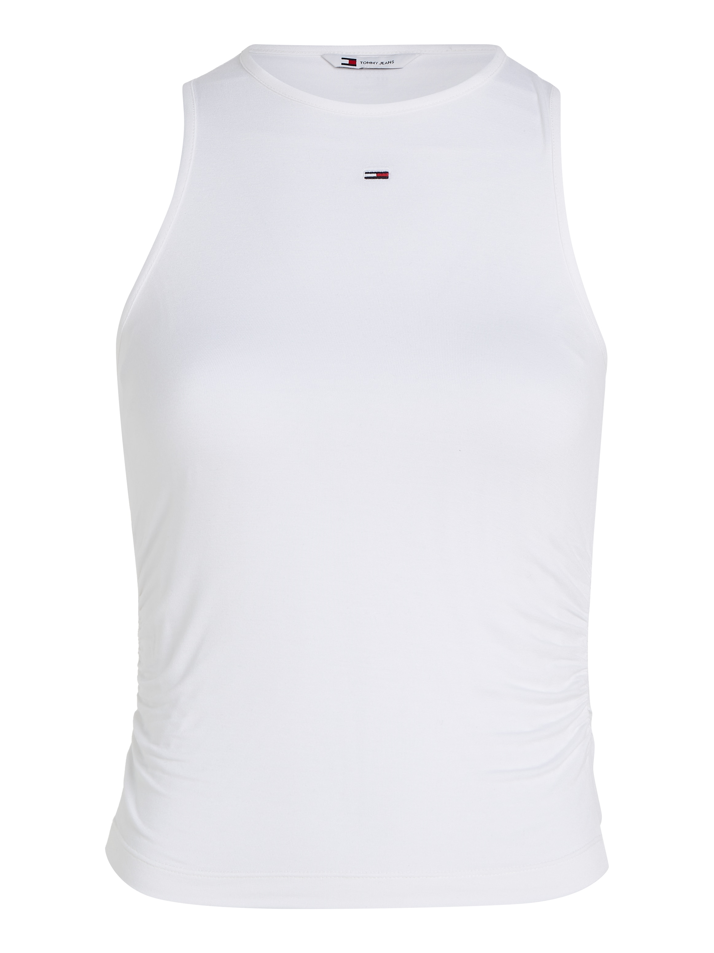Tommy Jeans Tanktop »TJW SLIM GATHERING TANK TOP«, (ESSENTIAL Regular Flag Logo TJ Women), mit Tommy Jeans Markenlabel