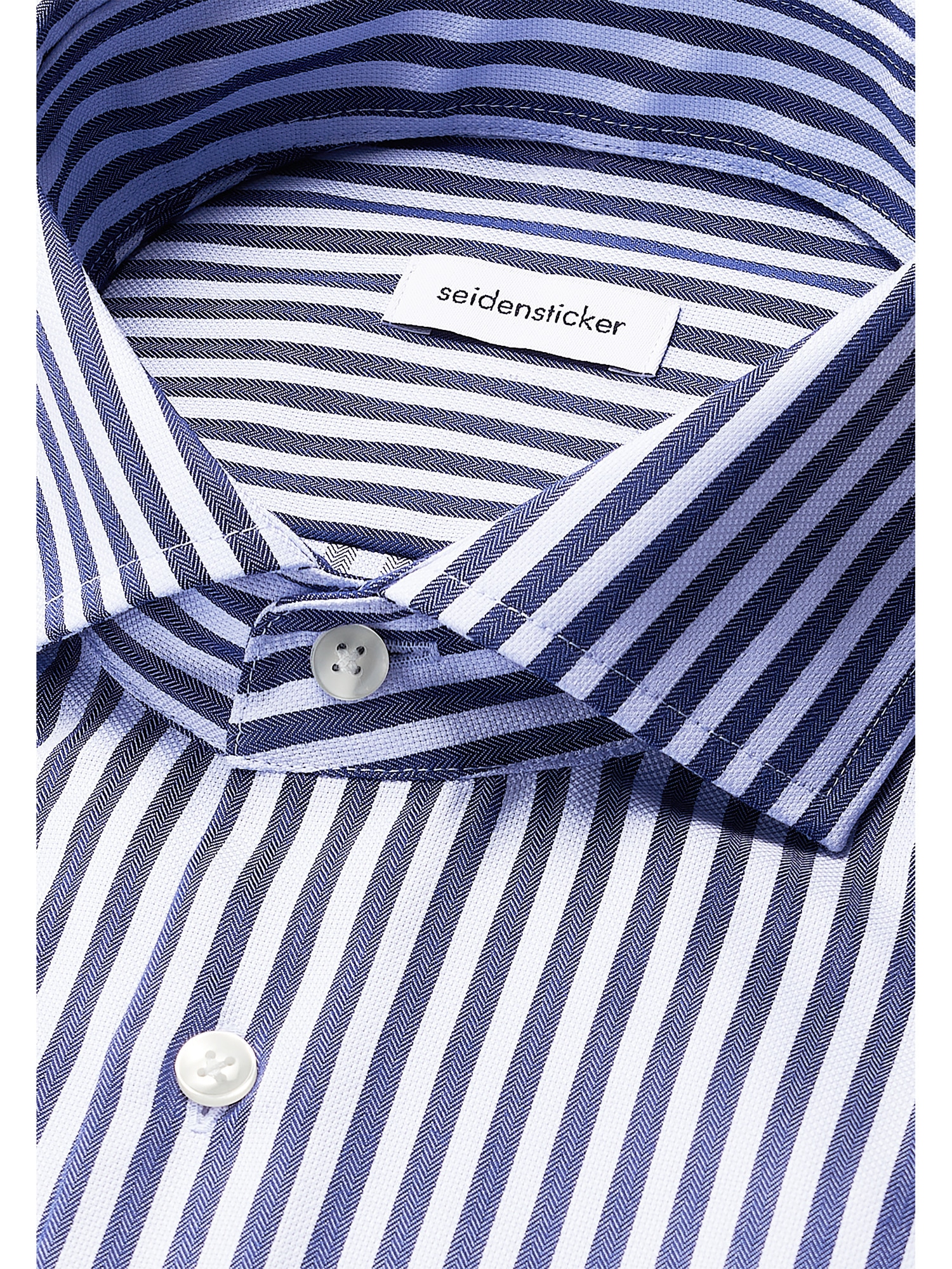 seidensticker Businesshemd »Schwarze Rose« Regular 1/1 Kentkragen Struktur