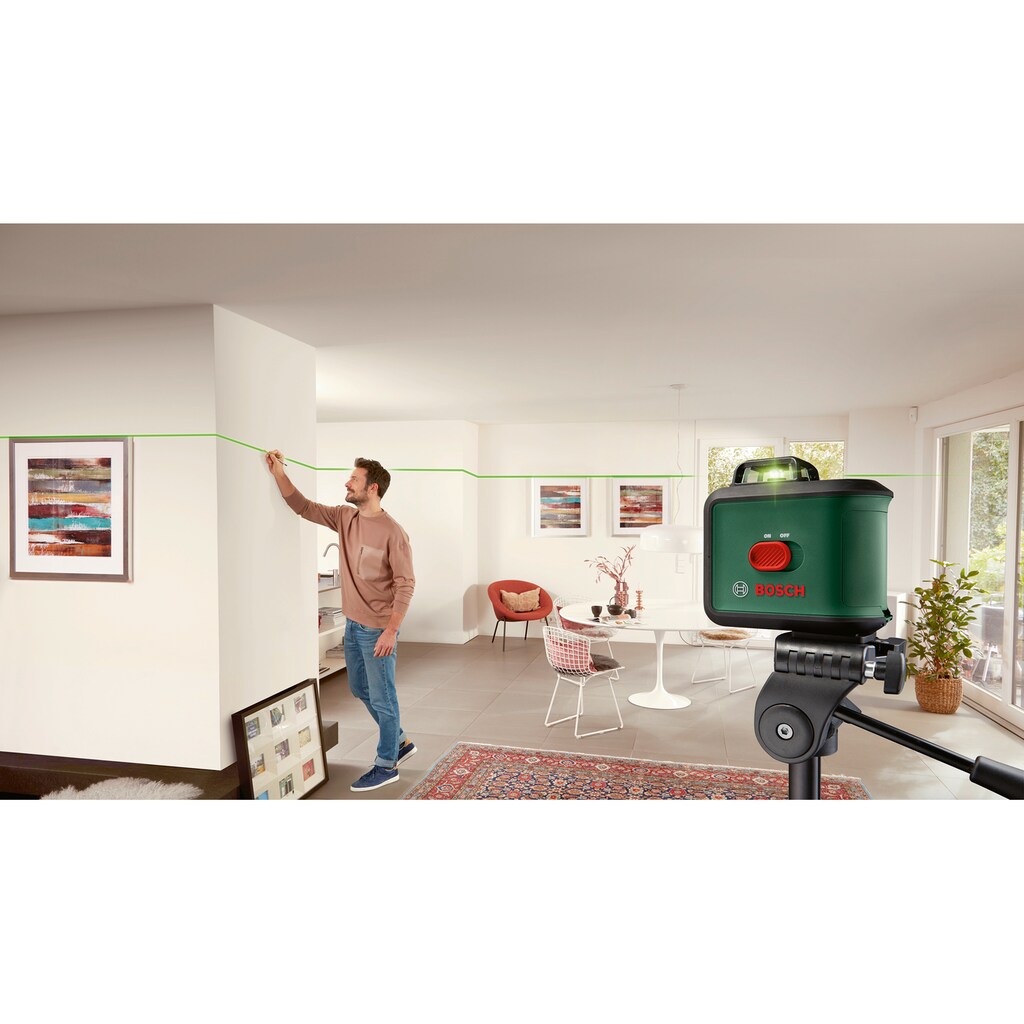 Bosch Home & Garden Kreuzlinienlaser »UniversalLevel 360 Set«, (Set)