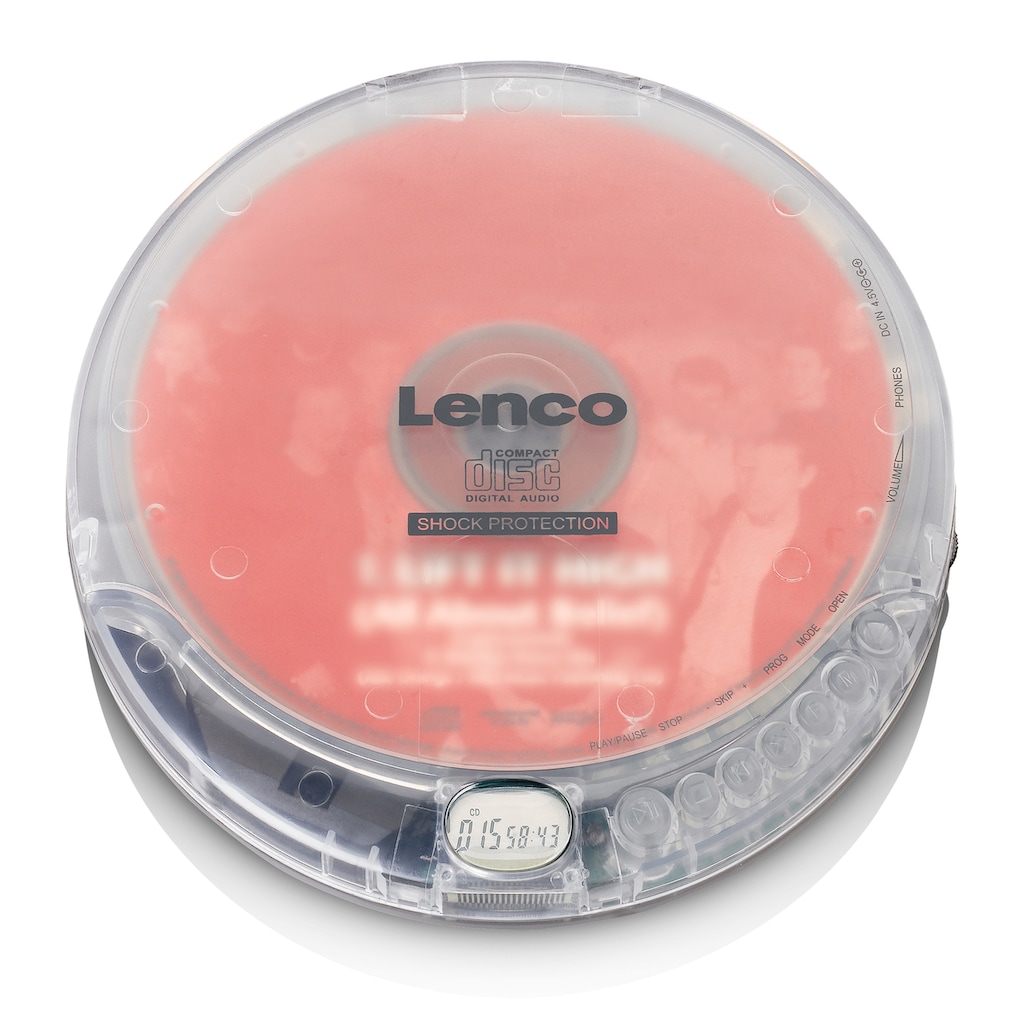Lenco CD-Player »CD-202TR«, Display mit Uhranzeige