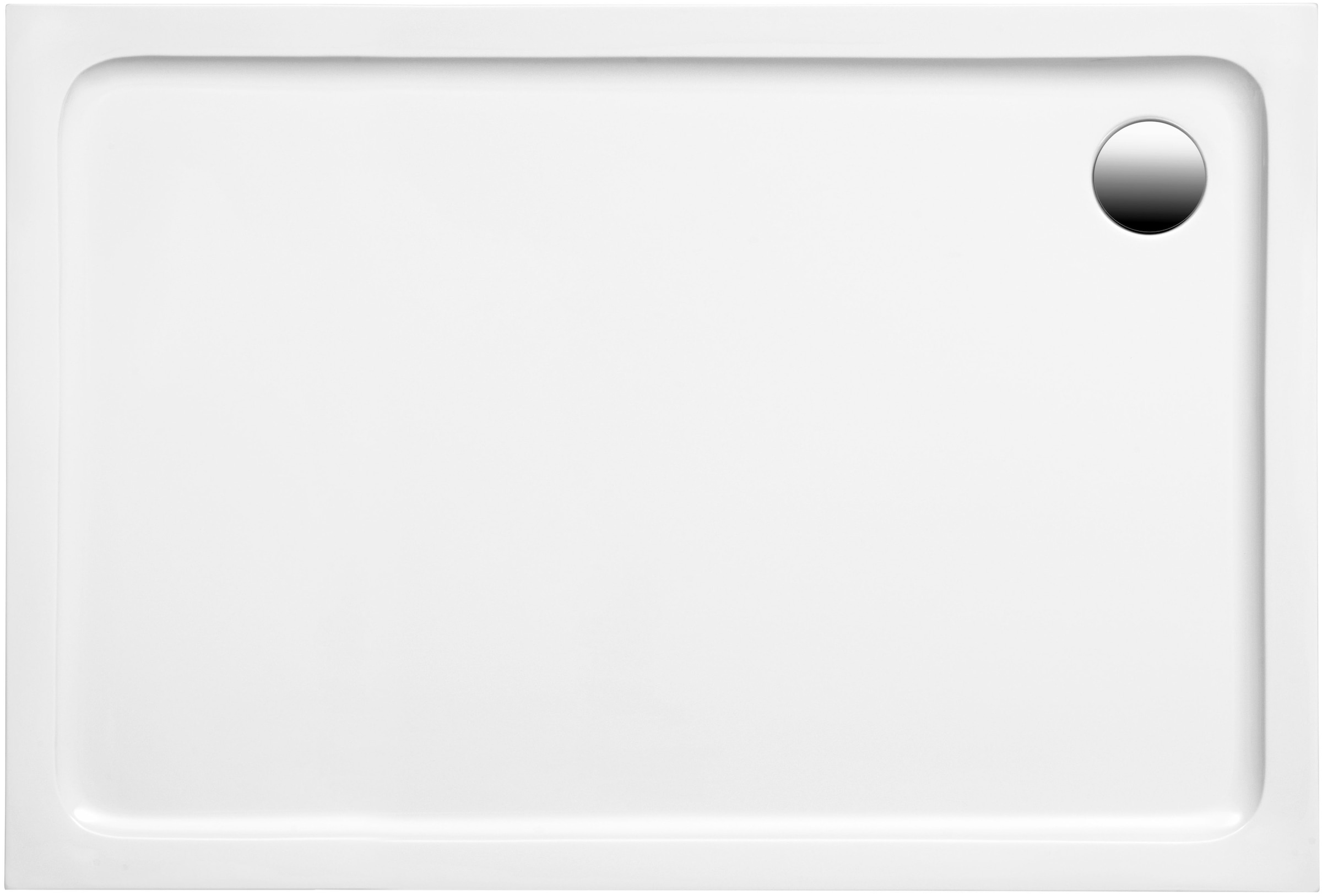 OTTOFOND Duschwanne, (Set), 140x80x3 cm, mit Wannenträger, Ablaufgarnitur und Fugendichtband