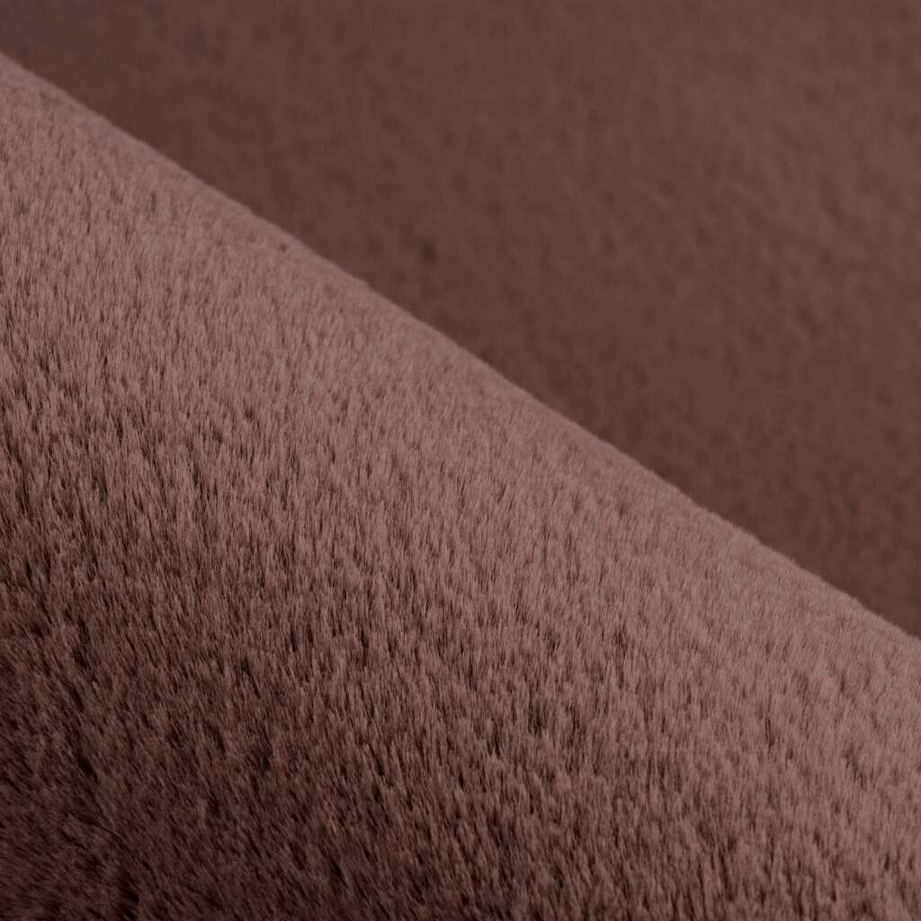 Carpet City Hochflor-Teppich »TOPIA 400«, rechteckig, 21 mm Höhe, Kunstfell-Teppich mit Kaninchenfell-Optik, Haptik, Schlafzimmer