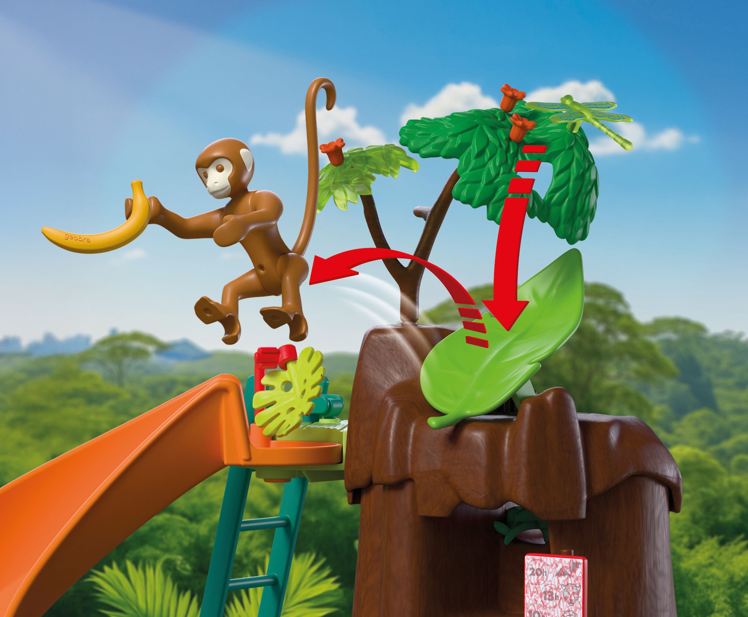 Playmobil® Konstruktions-Spielset »Zoo: Dschungelabenteuer (72071), Animals & Friends« Made in Europe