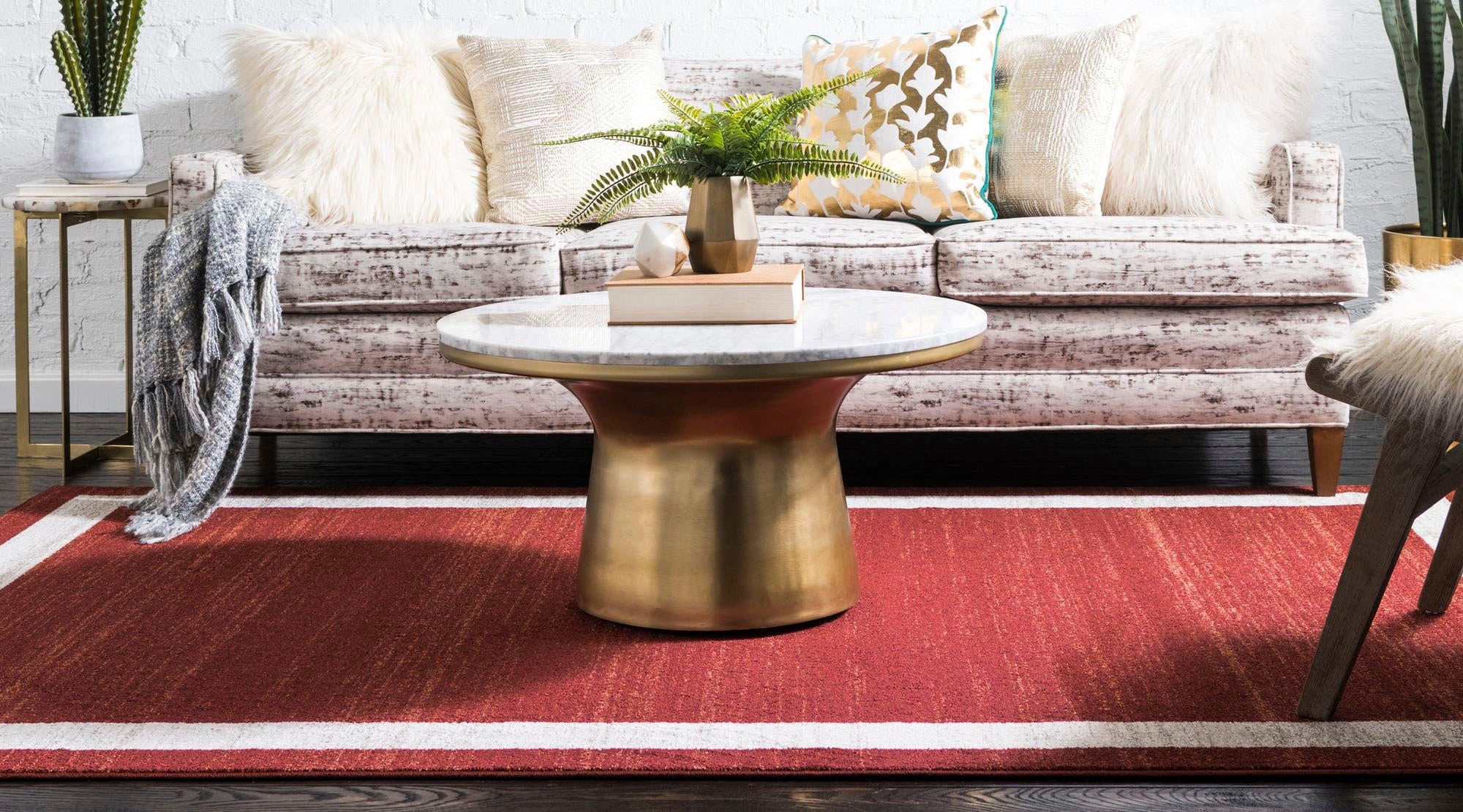 Myflair Möbel & Accessoires Teppich »Good Times, LAGERRÄUMUNG!« rechteckig 13 mm Höhe Kurzflor, gewebt, melierte Optik, mit Bordüre