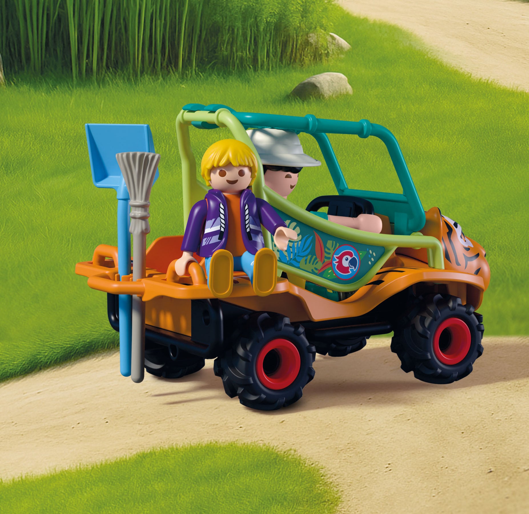 Playmobil® Konstruktions-Spielset »Zoo: Tierpflegermobil (72072), Animals & Friends« Made in Europe