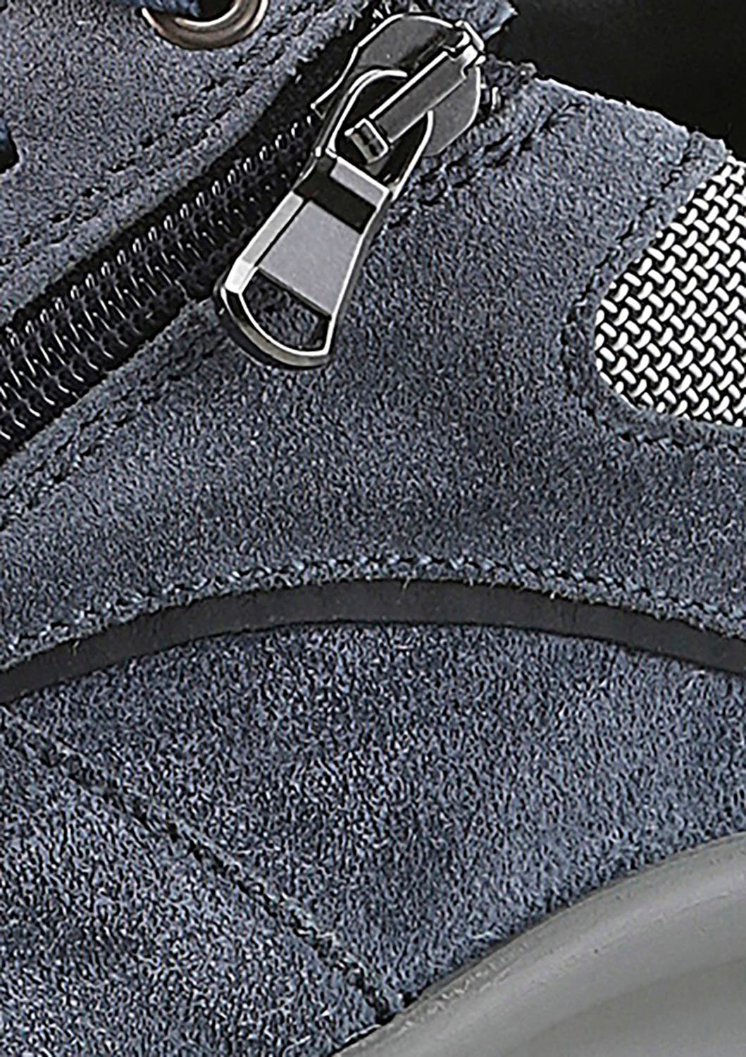 Waldläufer Sneaker »H-MAX«, Schnürschuh, Halbschuh mit zusätzlichem Reißverschluss, H-Weite