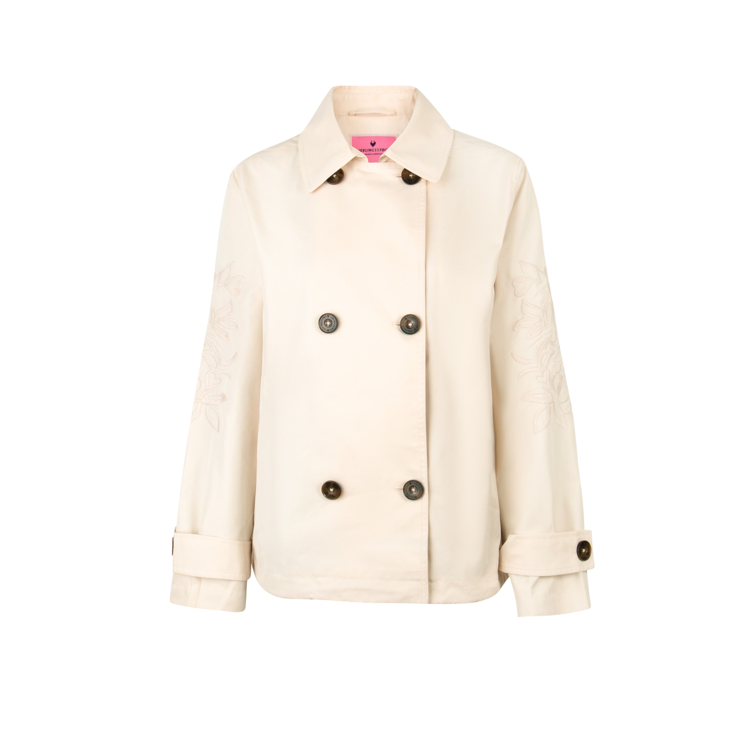 Lieblingsstück Kurzjacke »IniaL« mit Stickerei am Ärmel