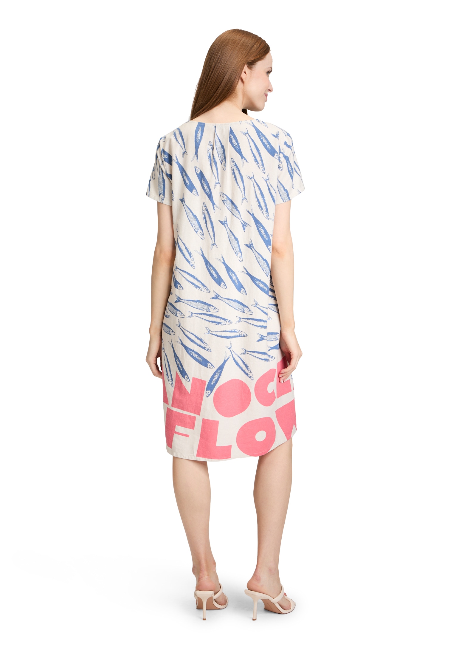 Betty Barclay Sommerkleid »Leinenkleid mit V-Ausschnitt«