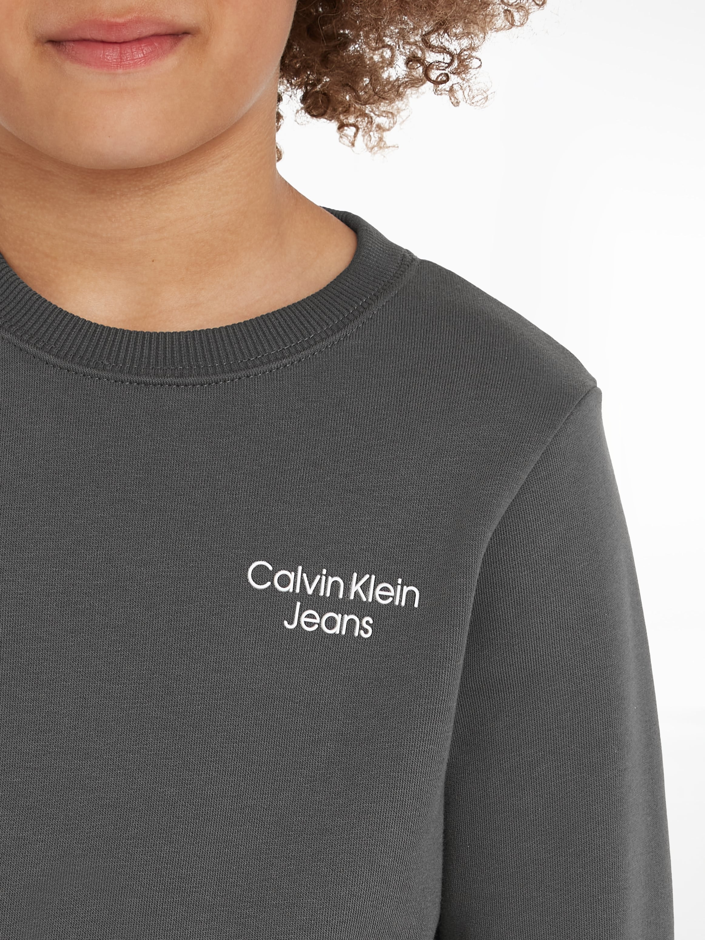 Calvin Klein Jeans Sweatshirt »CKJ STACK LOGO SWEATSHIRT«, für Kinder bis 16 Jahre