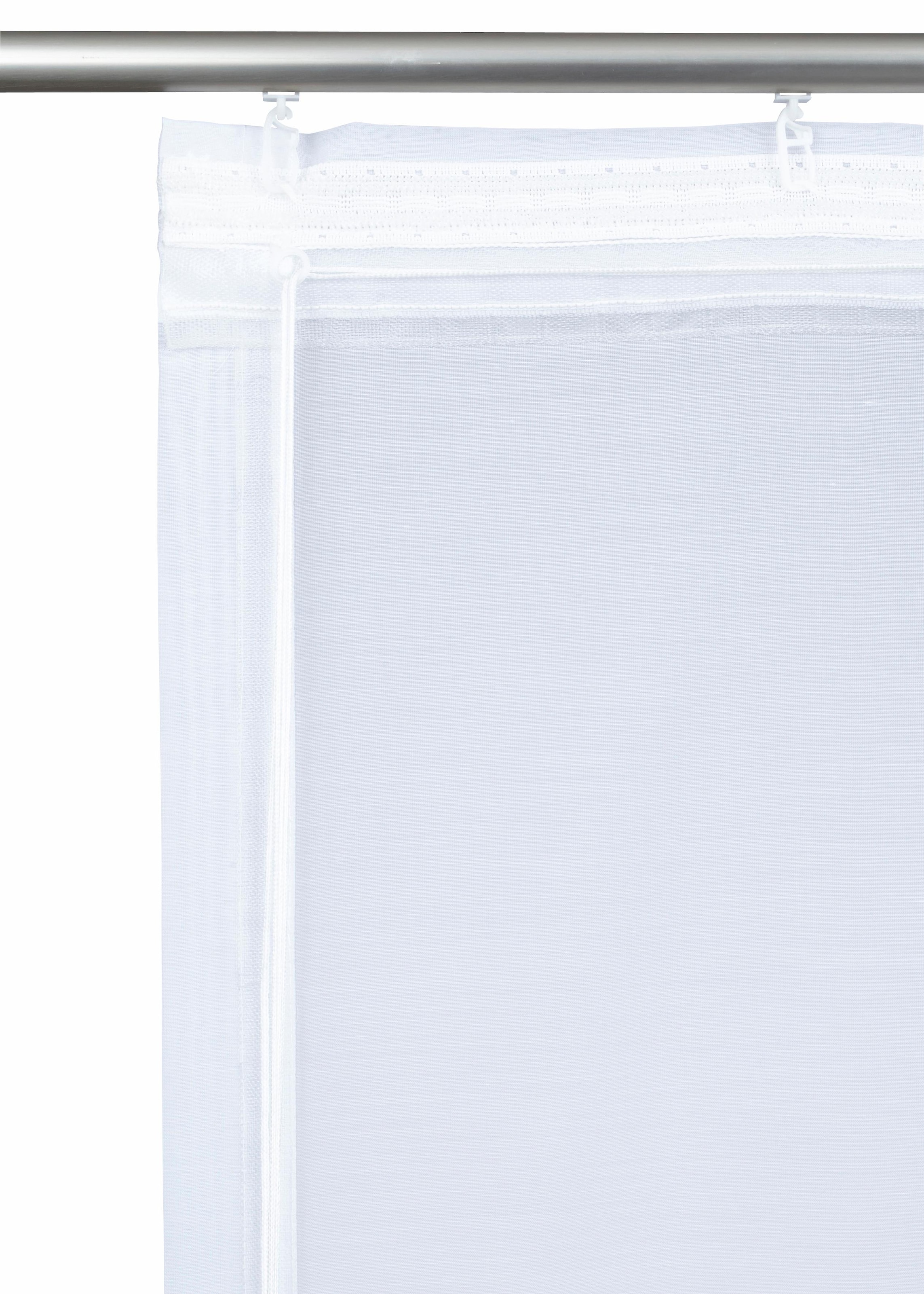 my home Raffrollo »Idaho« mit Klettband Transparent, Voile, Polyester