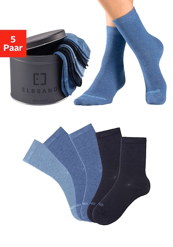 Socken, (Dose, 5 Paar), verpackt in praktischer Metalldose