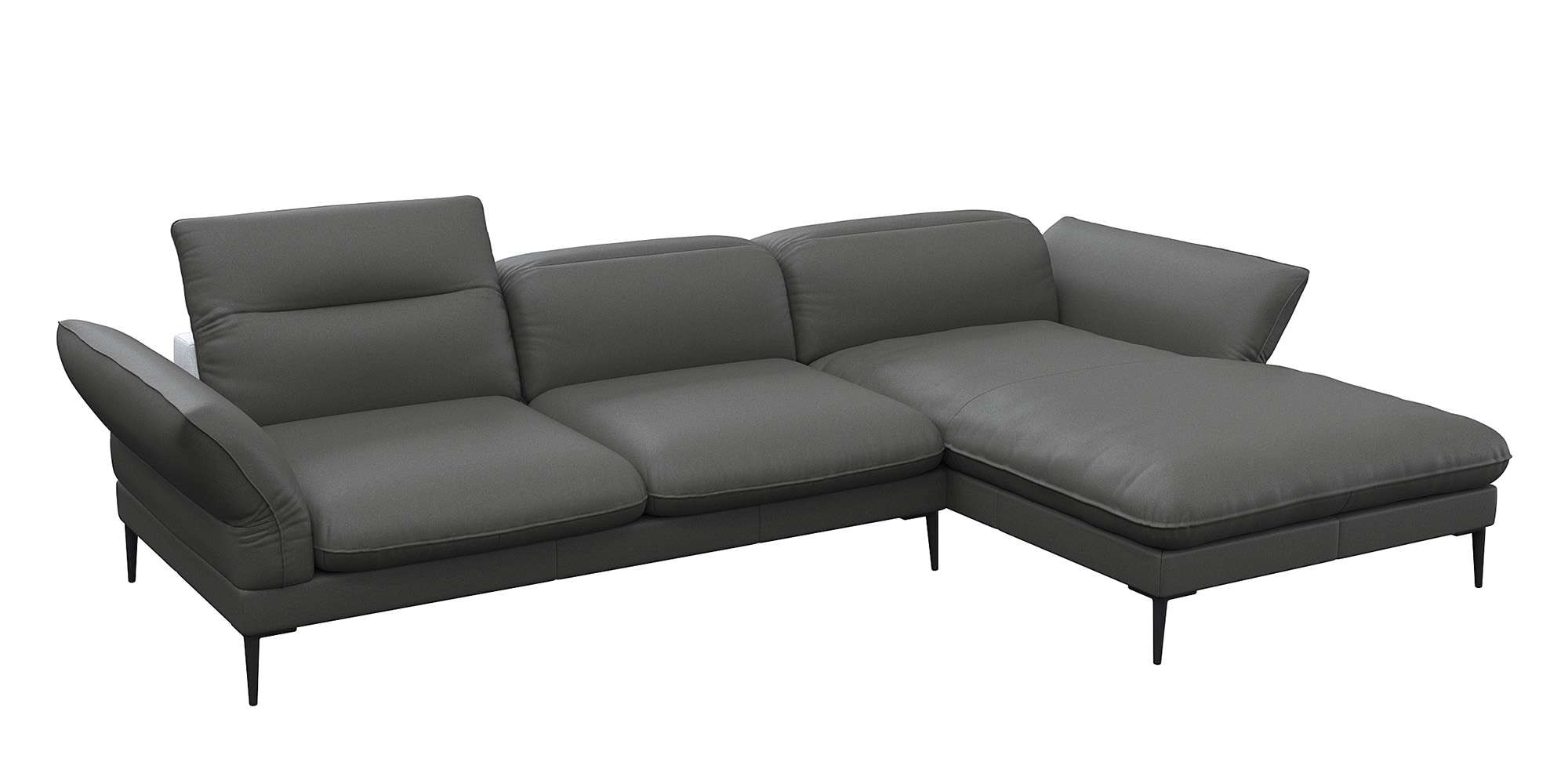 Ecksofa »Salino, Funktionssofa mit Recamiere, Relaxsofa, Ecksofa«, Sofa mit Arm- und...