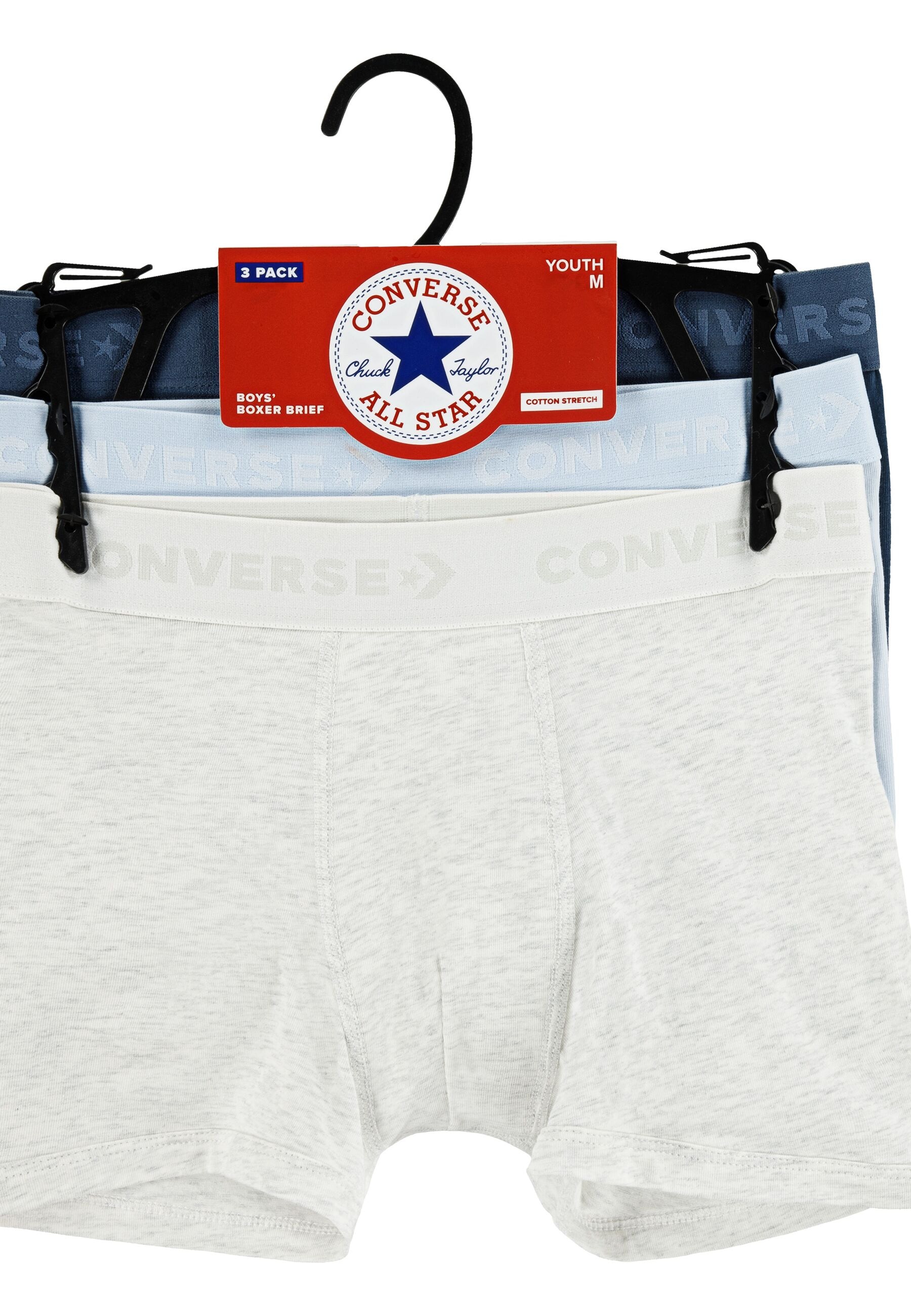 Converse Boxershorts »CHB BOYS CLASSIC 3PK BOXER BRI«, (3 St.)