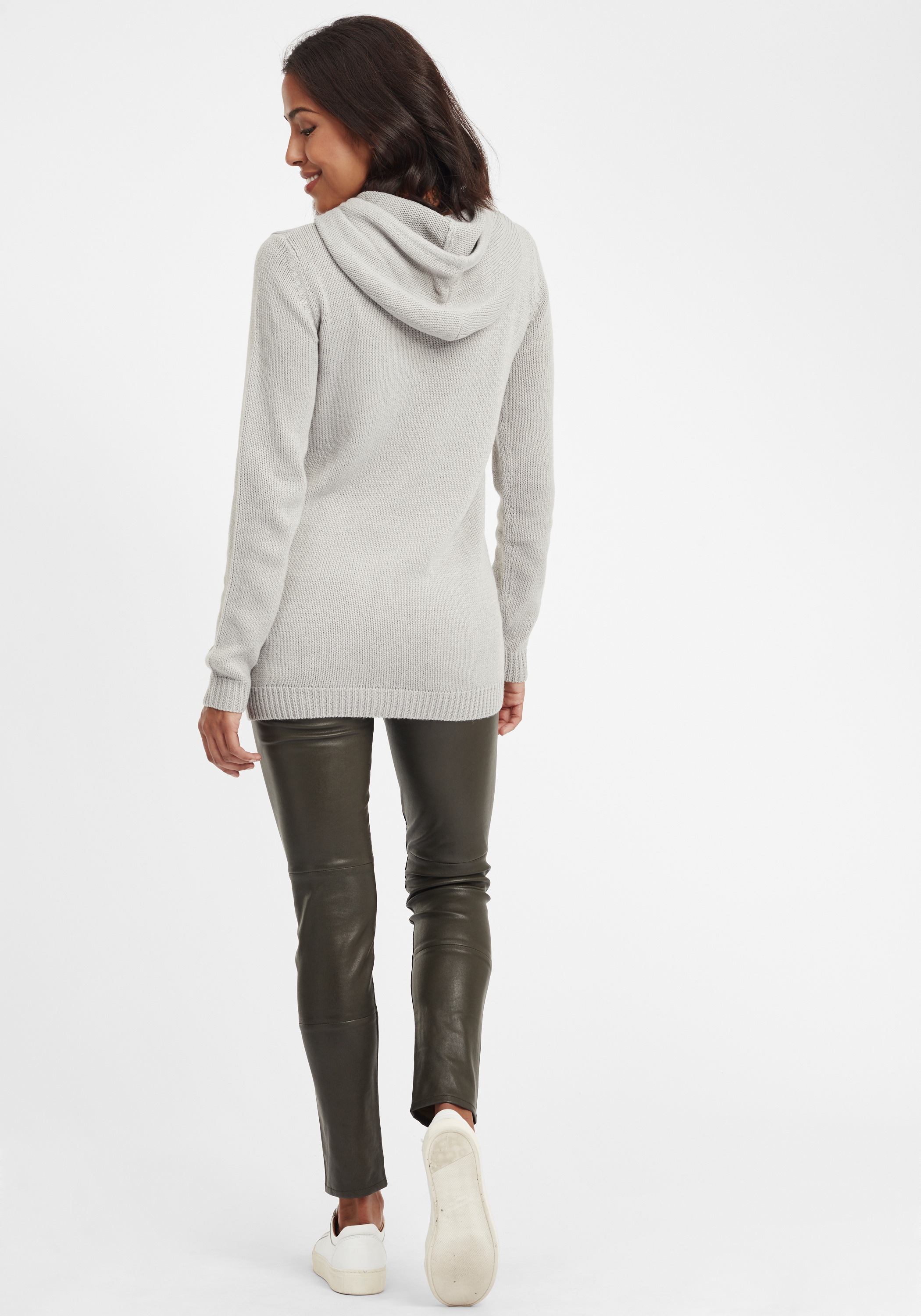 OXMO Strickjacke »Strickpullover OXCable«