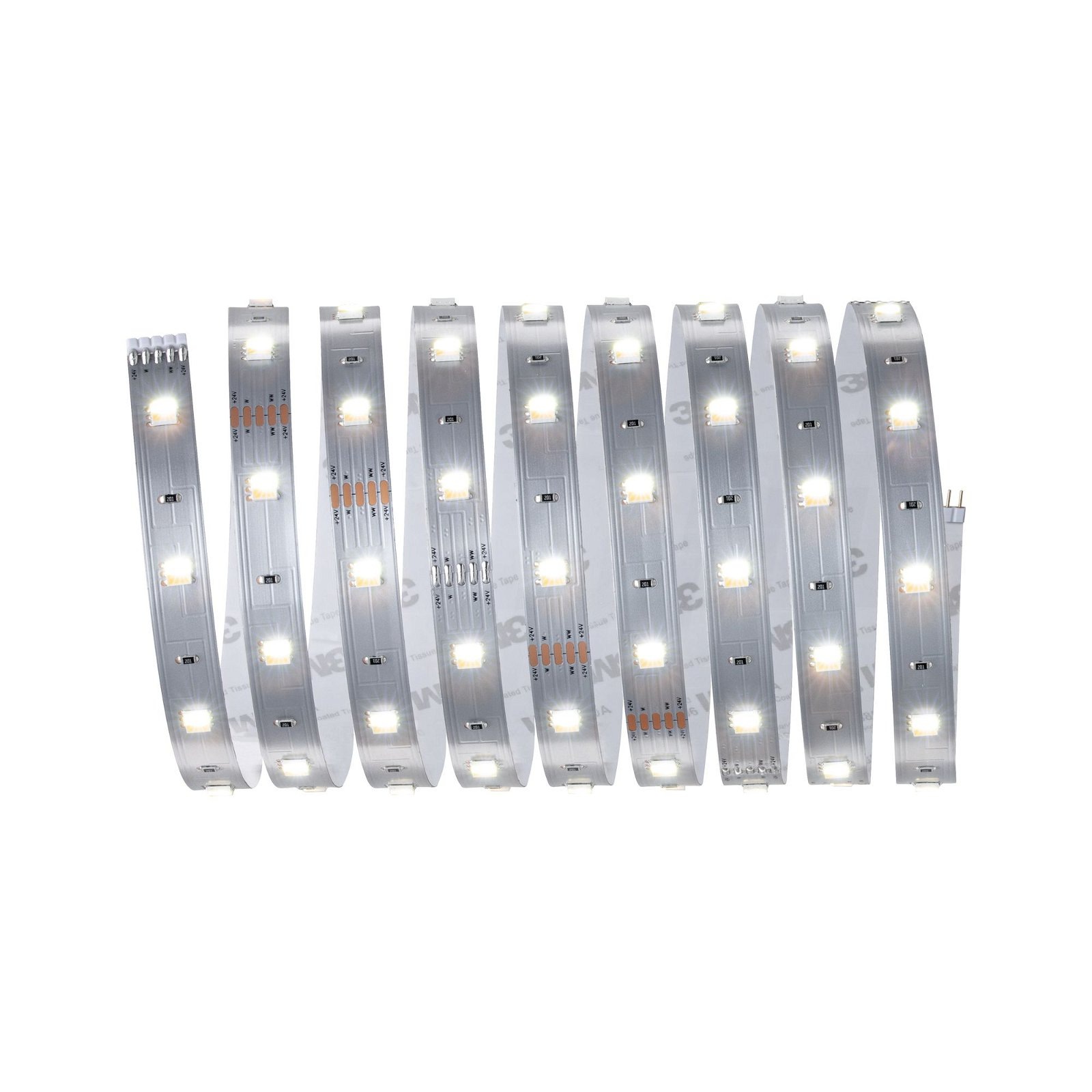 Paulmann LED-Streifen »MaxLED 250 Stripe 2,5m IP20 2700-6500K 9W 24V Silber«, 1 St.-flammig, TunableWhite