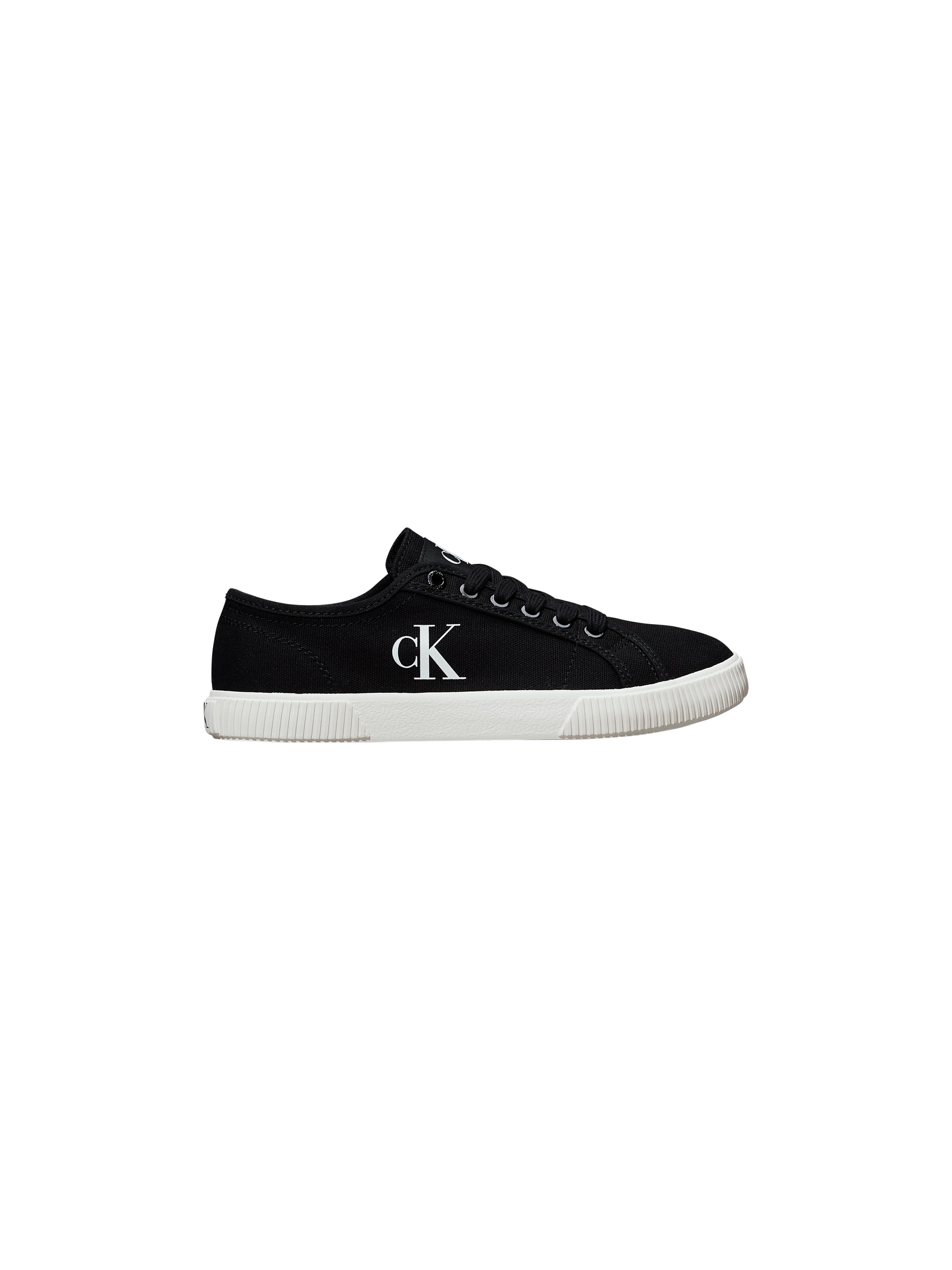 Calvin Klein Jeans Sneaker »ESS VULC LOW CV MG WN«  Halbschuh, Freizeitschuh, Schnürschuh in Retro-Optik