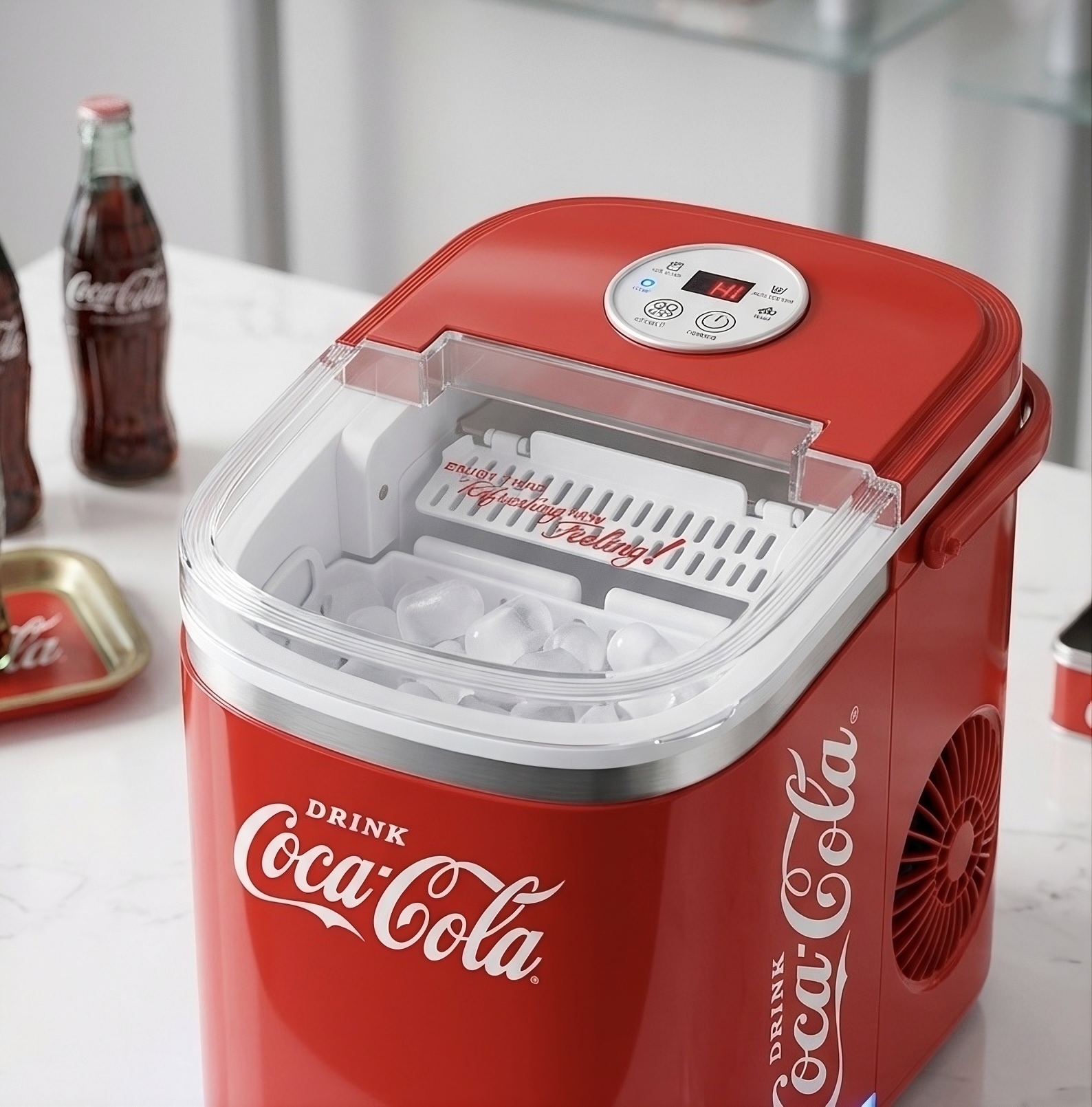 SALCO Elektrischer Eiswürfelbereiter »IM-1215« COCA-COLA ® ICE CUBE MAKER