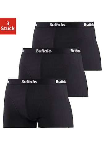 Buffalo Boxer, (Packung, 3 St., 3er-Pack), mit Overlock-Nähten vorn kaufen