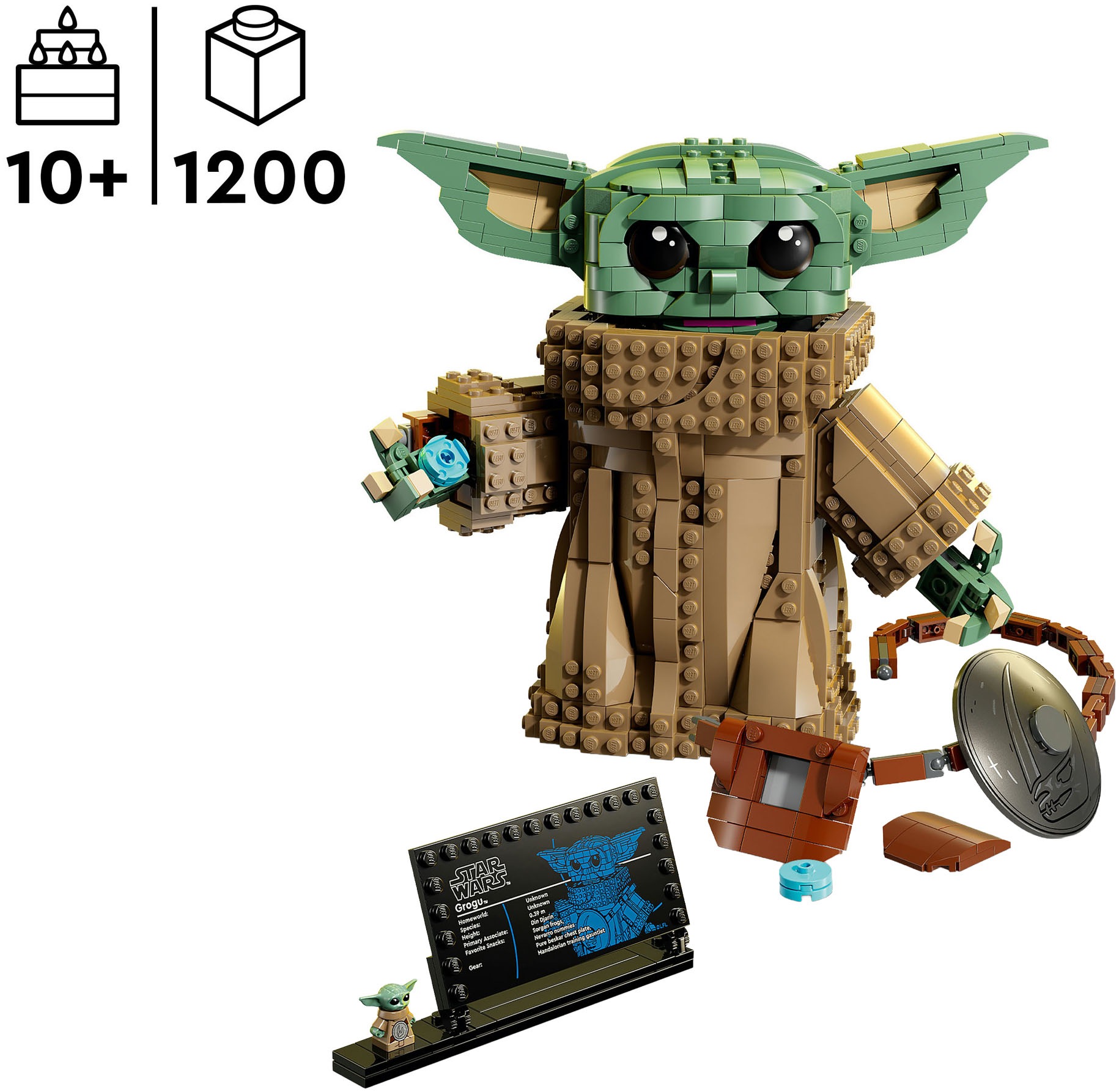 LEGO® Konstruktionsspielsteine »Grogu (Lehrling des Mandalorianers) (75446), LEGO Star Wars™«