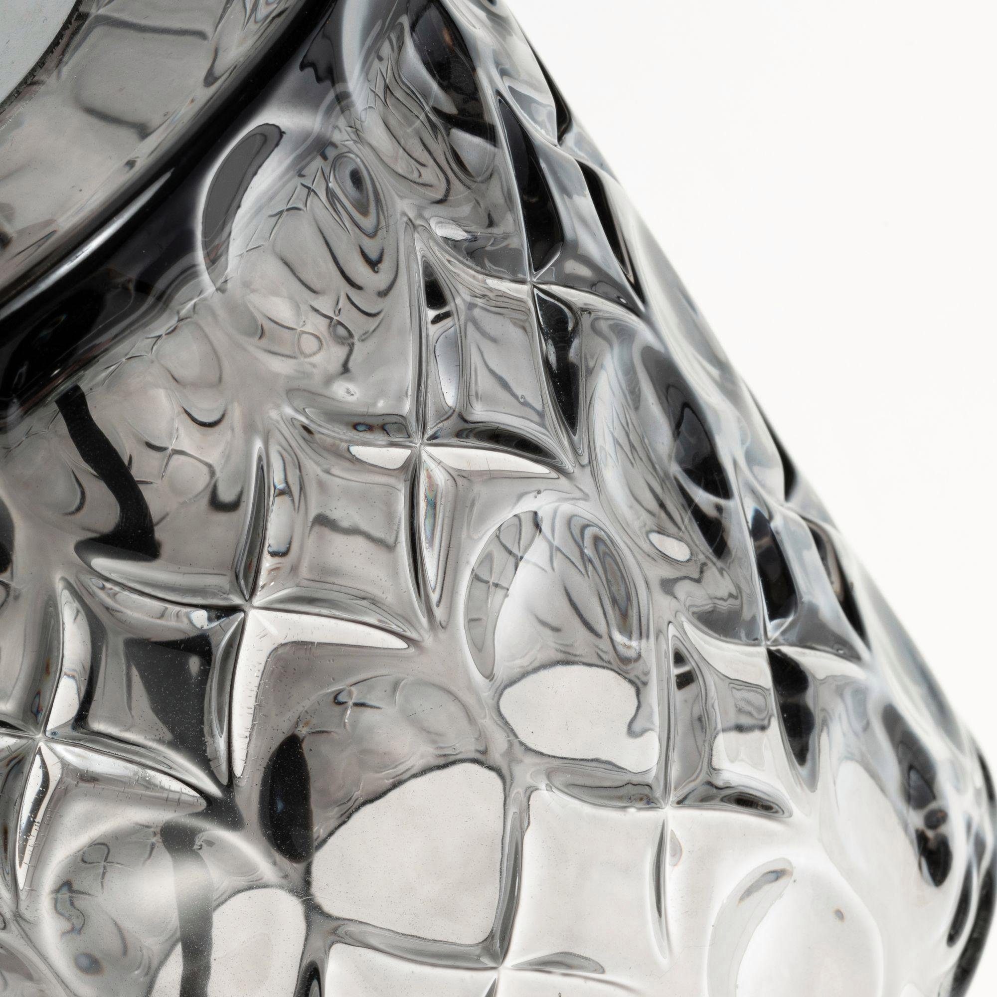 Pauleen Tischleuchte »Crystal Glow«, 1 flammig, Leuchtmittel E14 | ohne Leuchtmittel, E14, max. 20W E14, schwarz/grau, 230V, Stoff/Glas