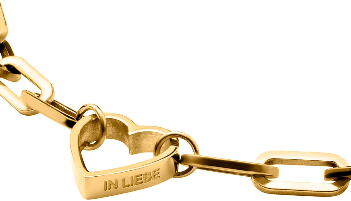 Liebeskind Berlin Armband »Schmuck Geschenk Edelstahl Armkette Herz, LJ-0343-B-20, LJ-0344-B-20«