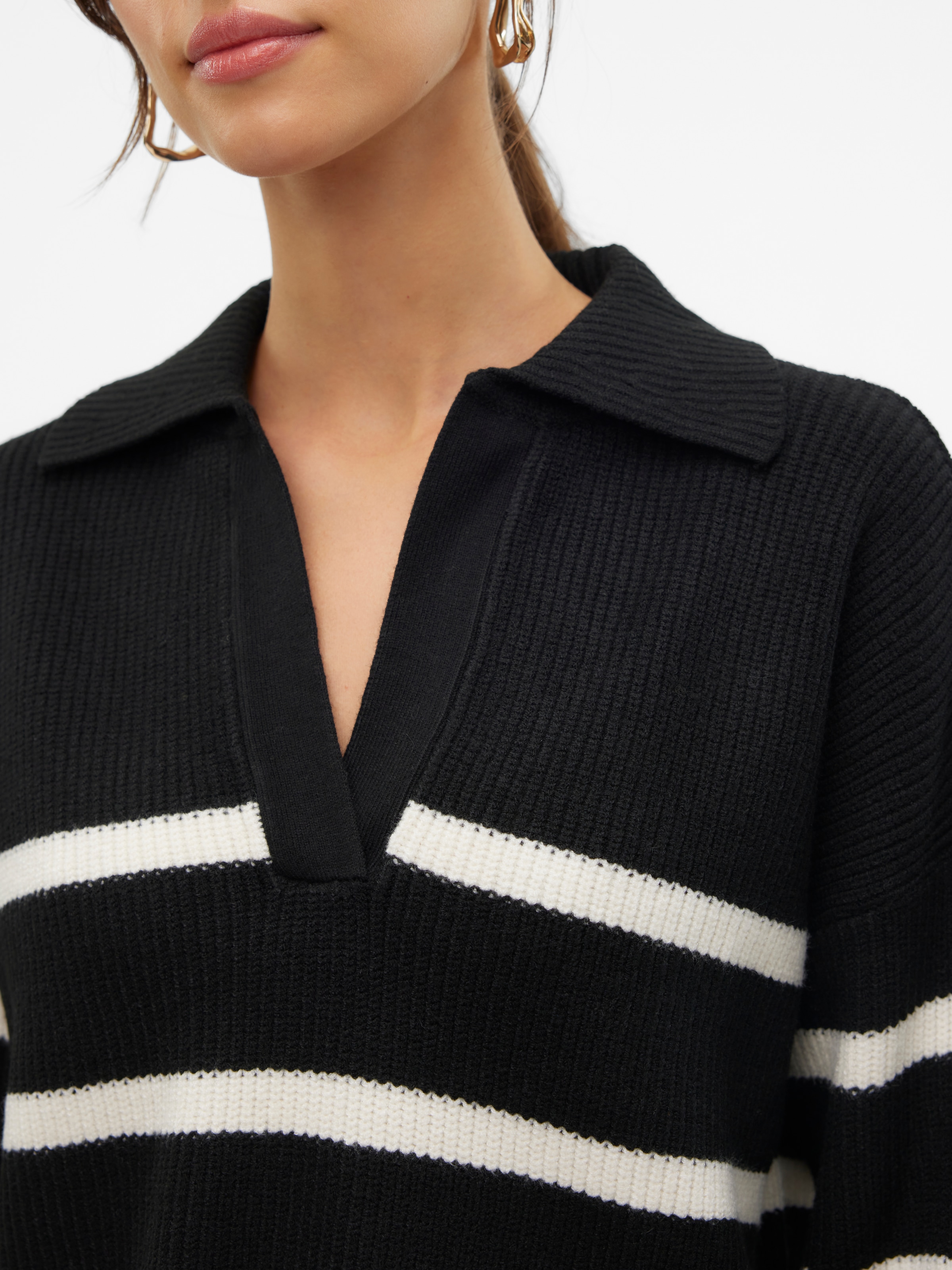 Vero Moda V-Ausschnitt-Pullover »VMLUNA LS V-NECK LONG PULLOVER GA BOO«