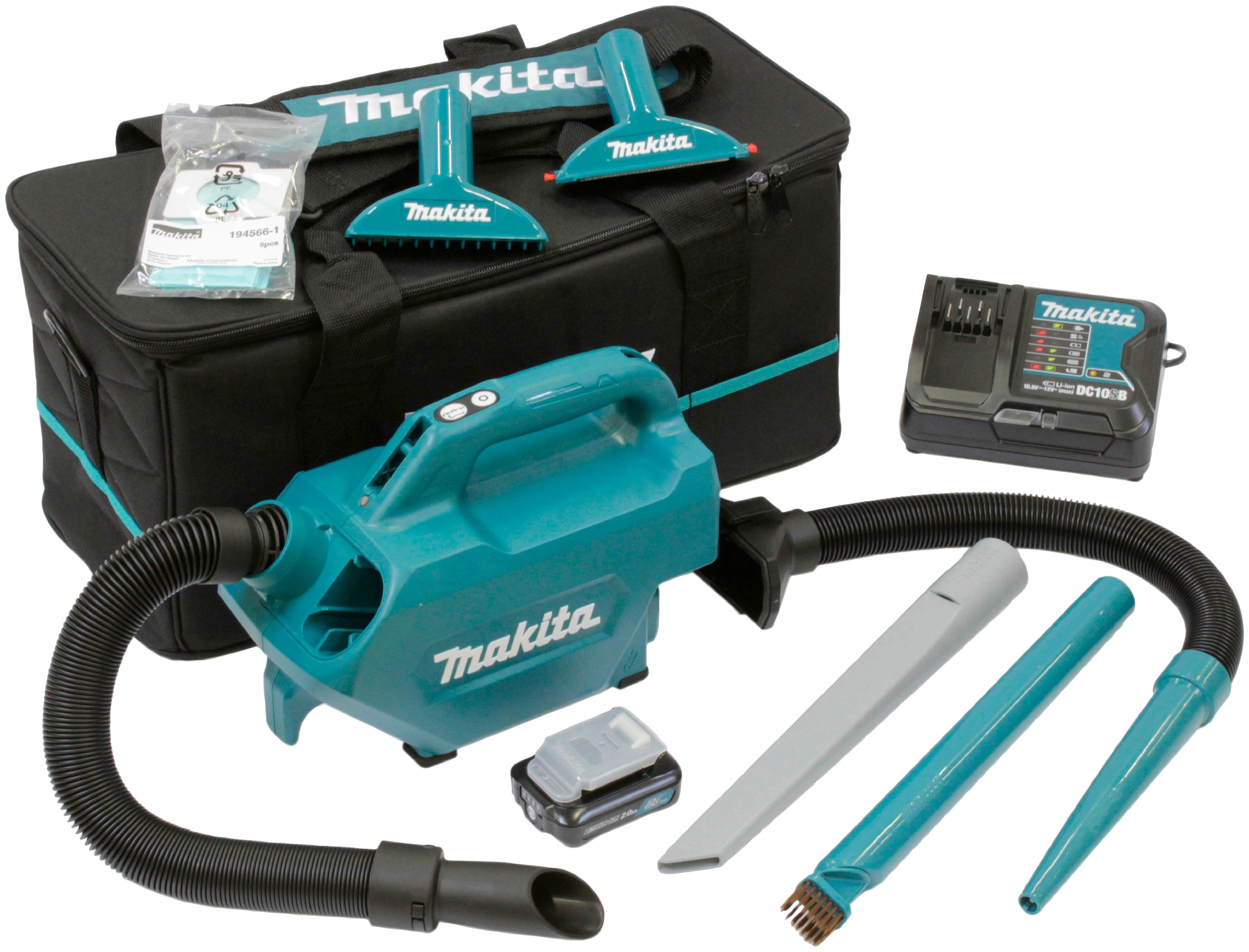 Ladegerät 12V Garantie Makita 46 3 »CL121DSA«, Akku-Hand-und XXL | mbar Fahrzeugreinigung, Akku (Set), online kaufen mit Jahren mit und Stielstaubsauger