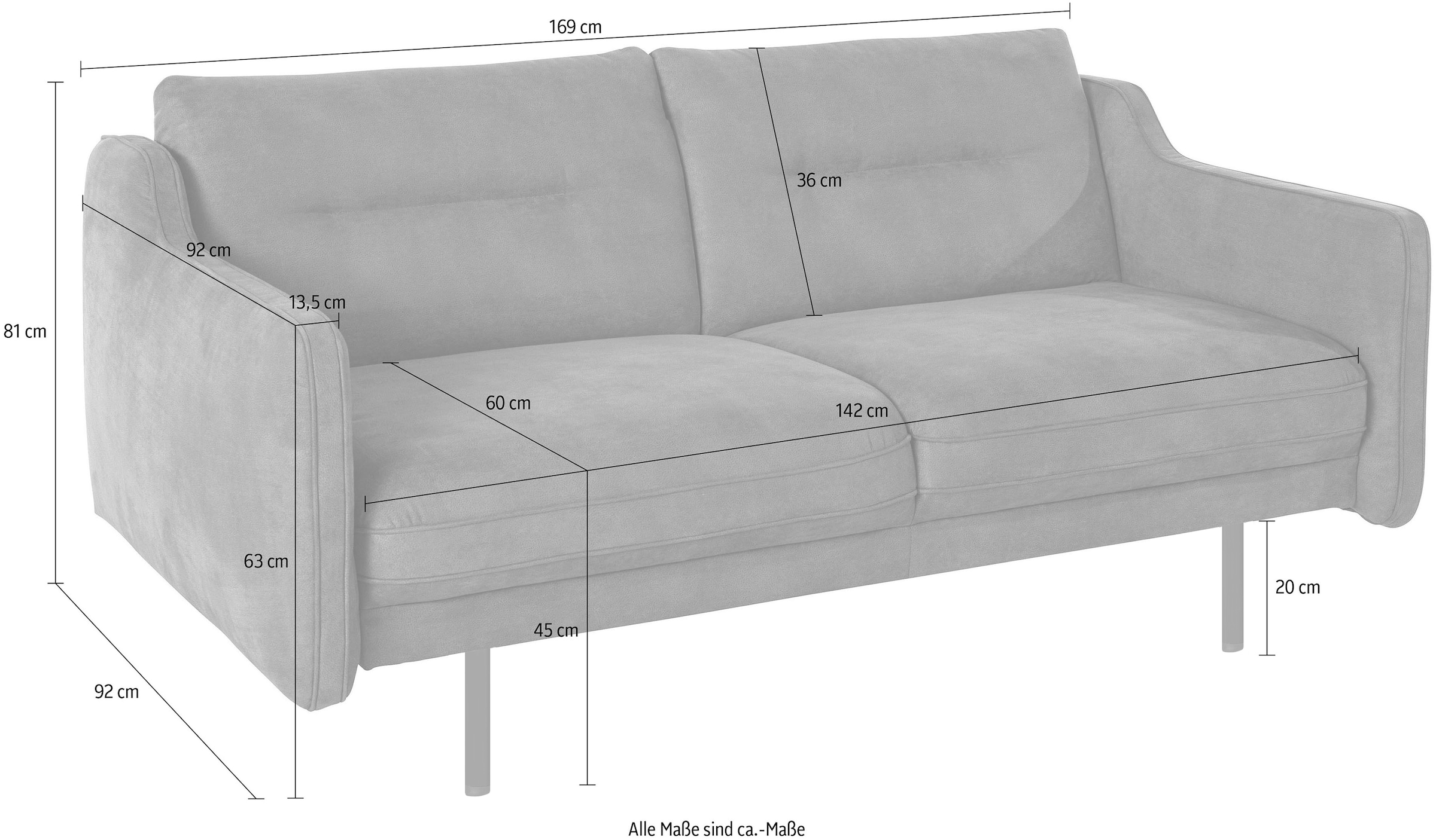 OTTO home 2-Sitzer »Nordfyn« edles Design in 3 Bezugsqualitäten, Design by Morten Georgsen