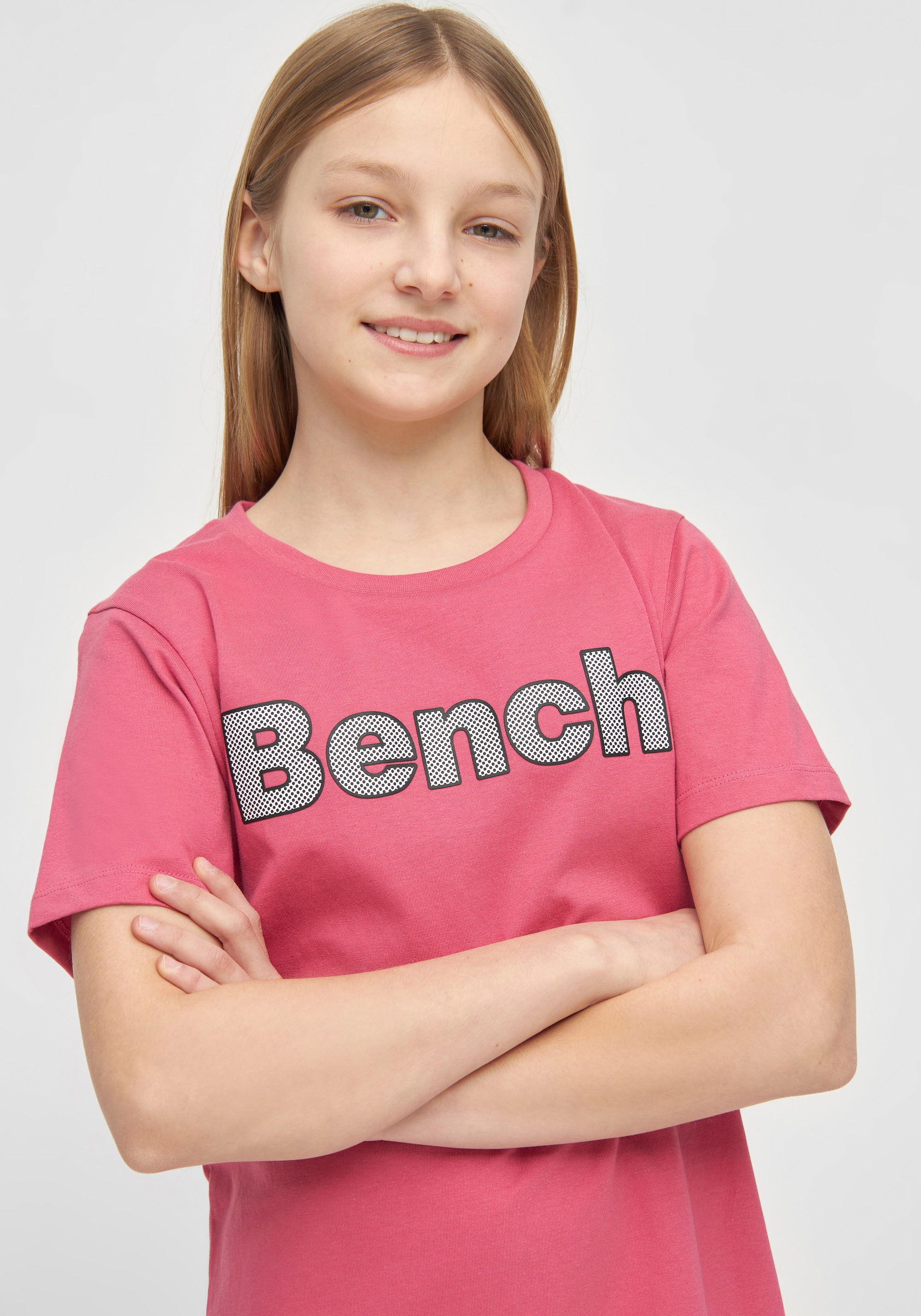 Bench. T-Shirt »JINAG«, mit bei ♕ Logodruck
