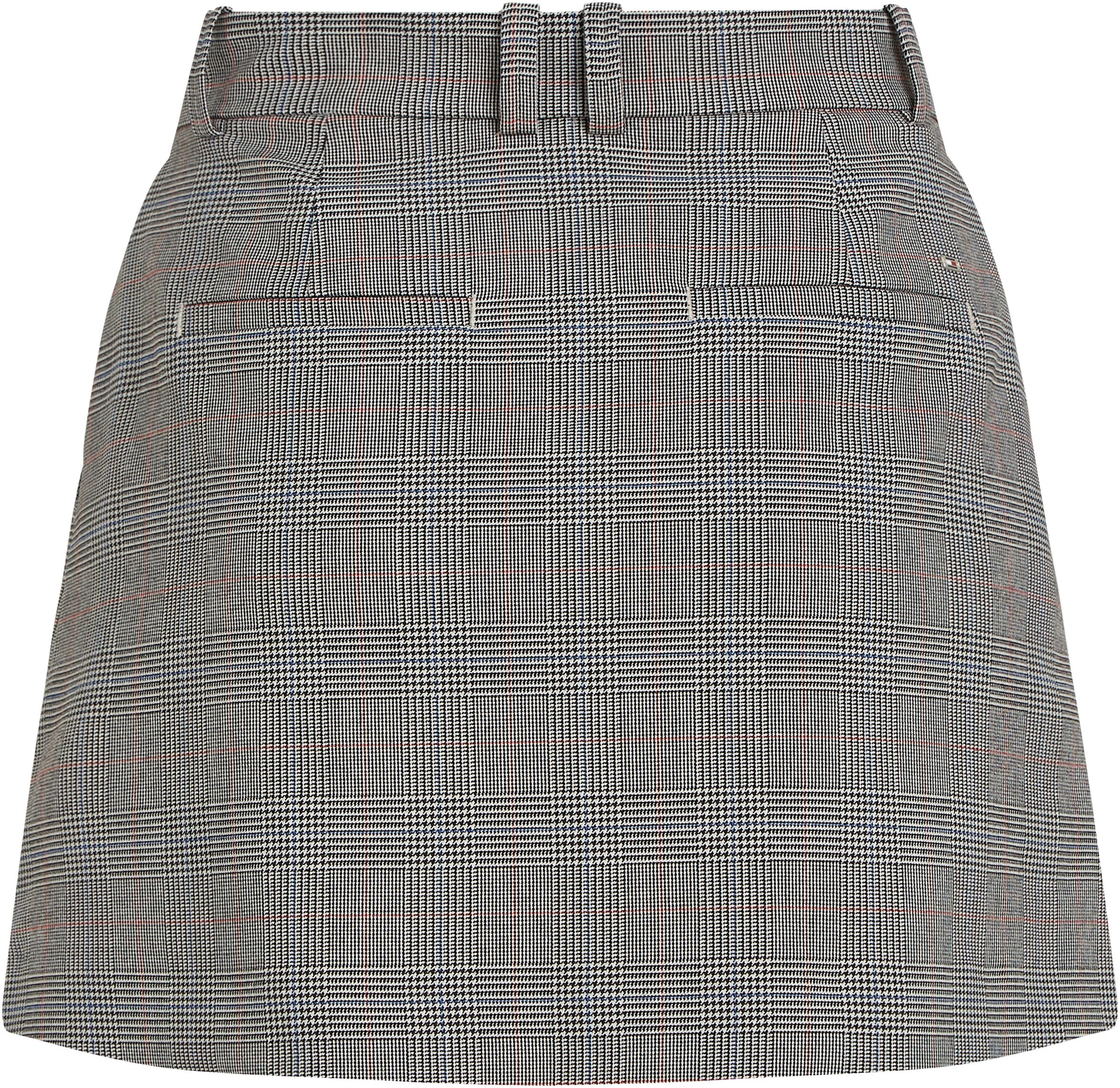 Tommy Hilfiger Bleistiftrock »POW CHECK SHORT SKIRT«, (Global Serie TH WOMEN), Webrock im Karodessin