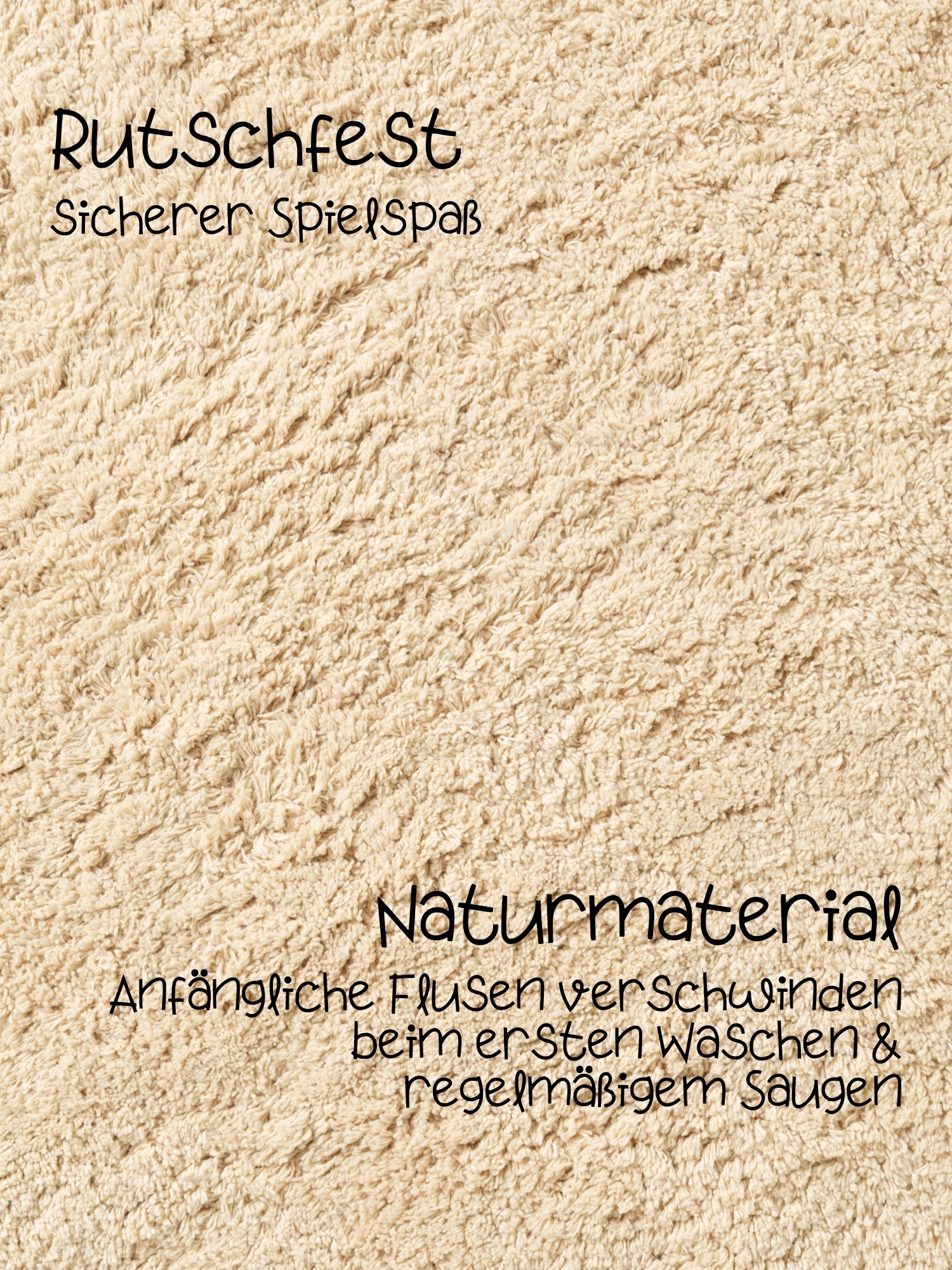 HANSE Home Kinderteppich »Sunna« Motivform 10 mm Höhe Waschbar, Handgemacht, Weich, Rutschfest, Spielteppich Kinderzimmer